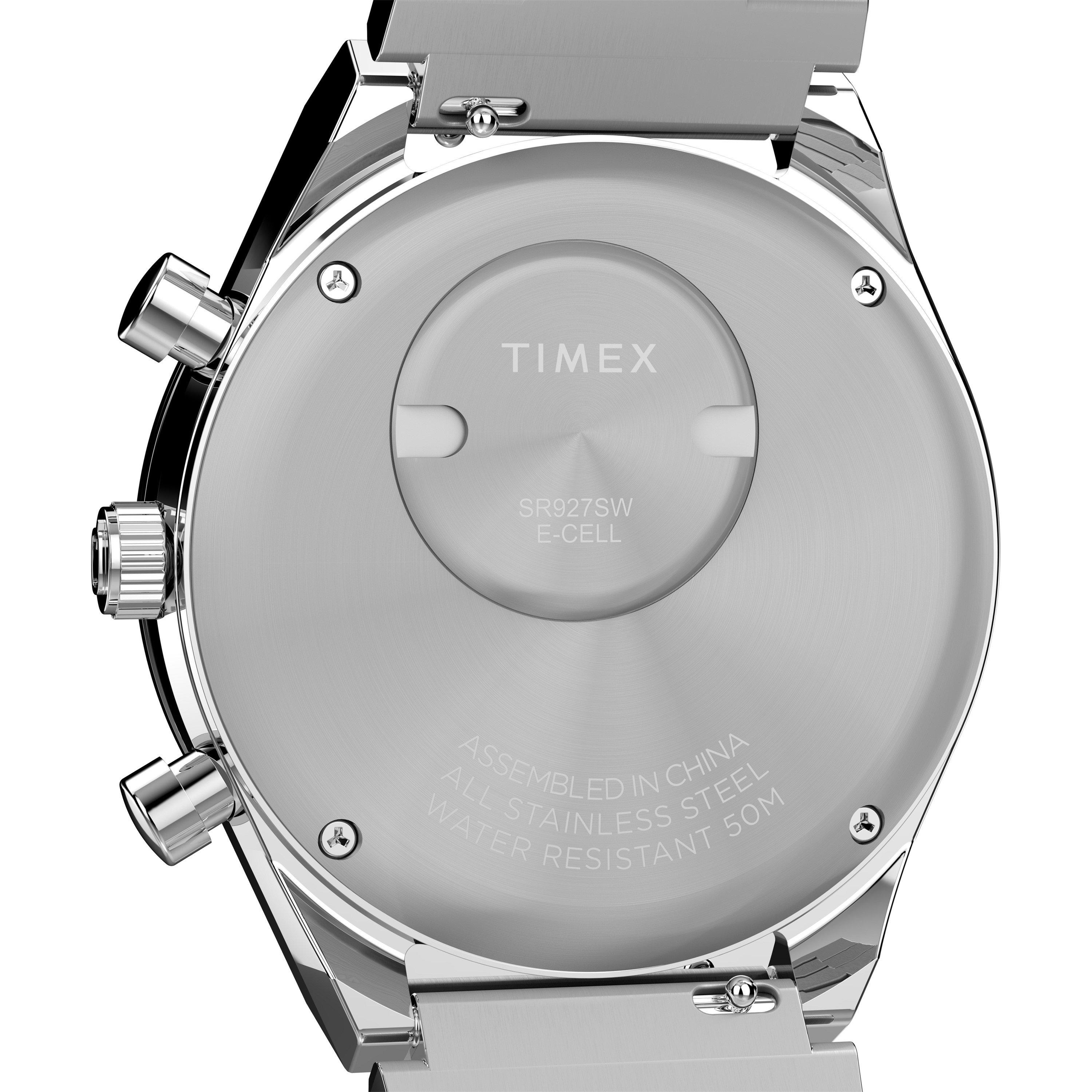 White/Silver - Timex - Men's Water Resistant Analogue Quartz Watch - 6