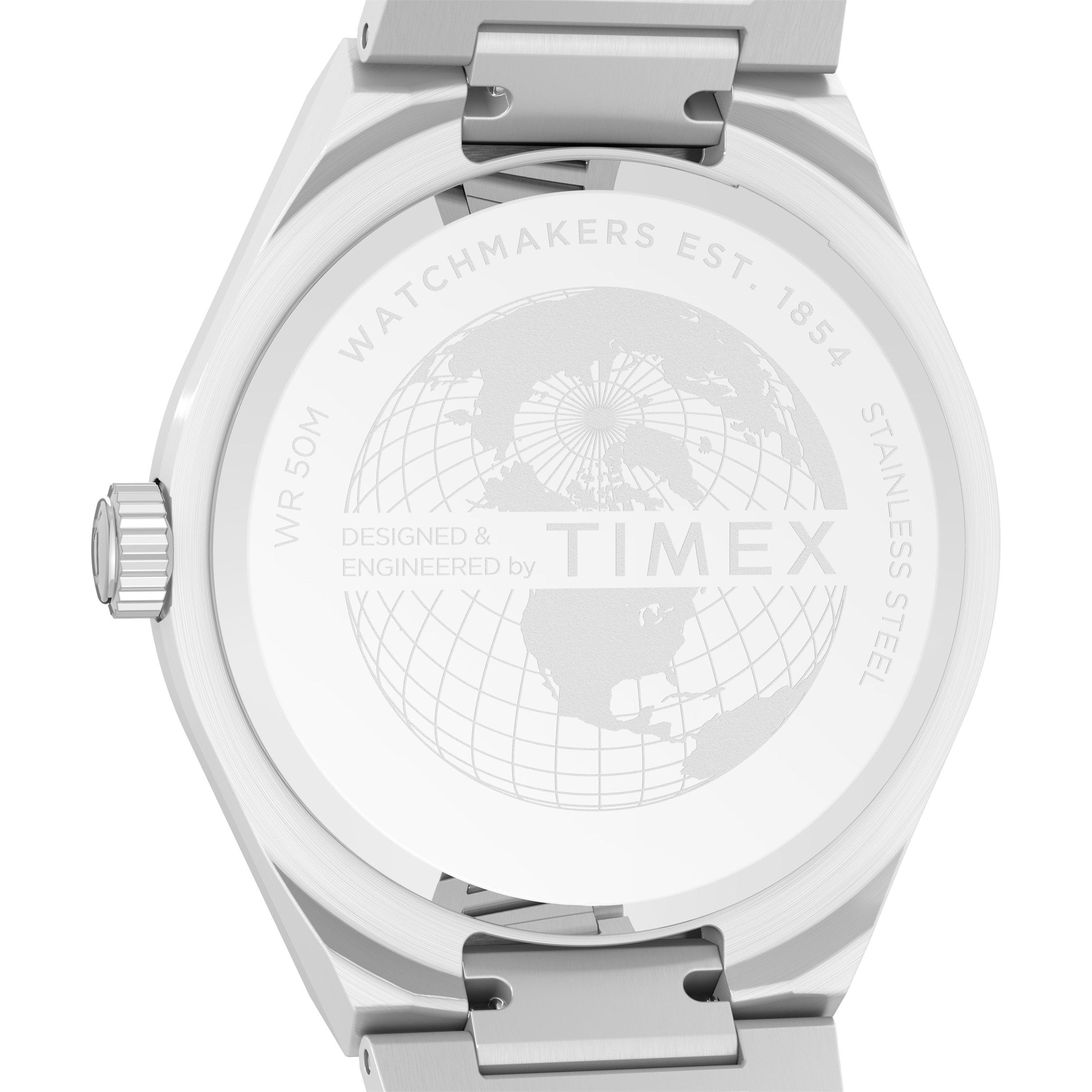 Black/Silver - Timex - Men's Analogue Quartz Watch - 6