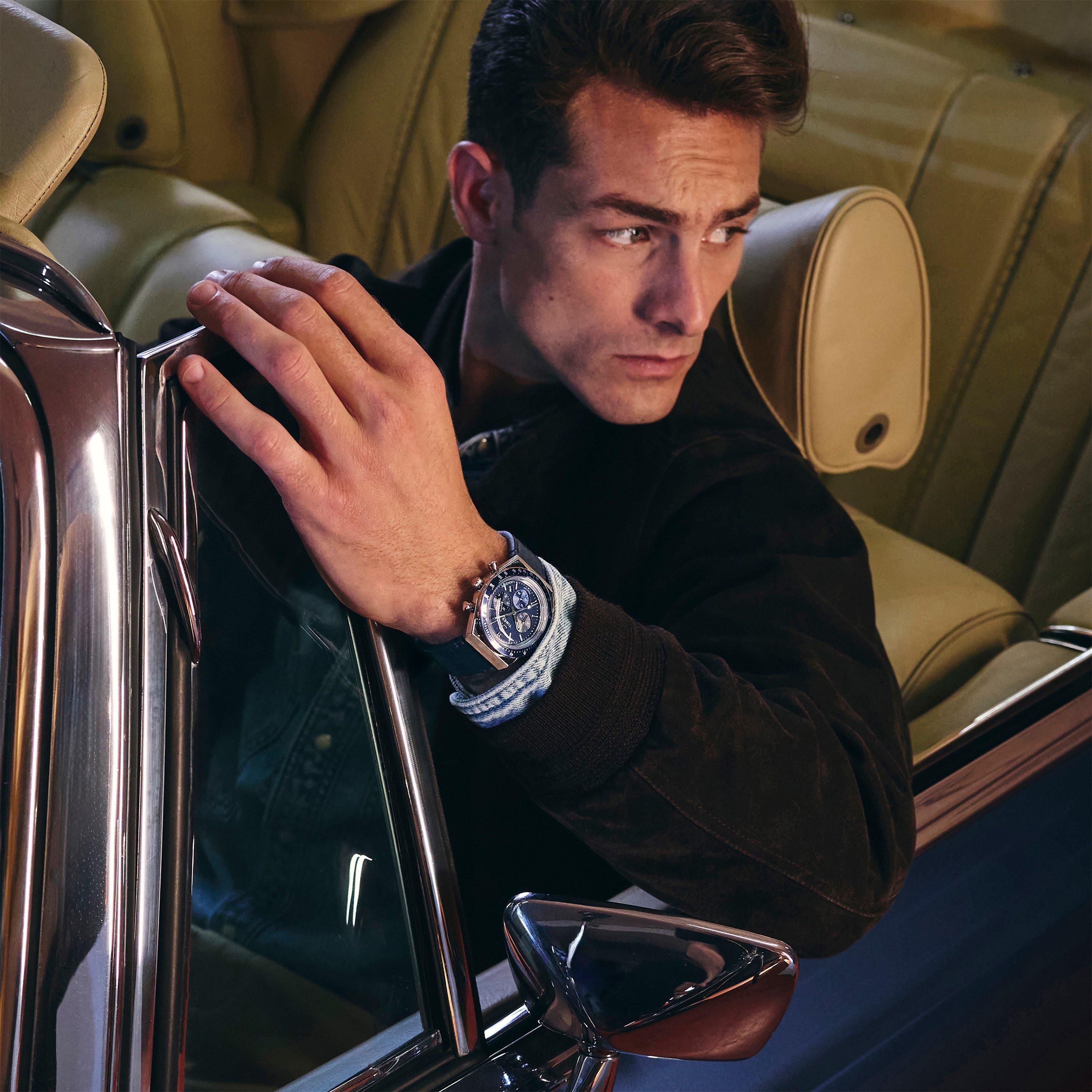 Blue/Silver - Timex - Men's Water Resistant Analogue Quartz Watch - 2