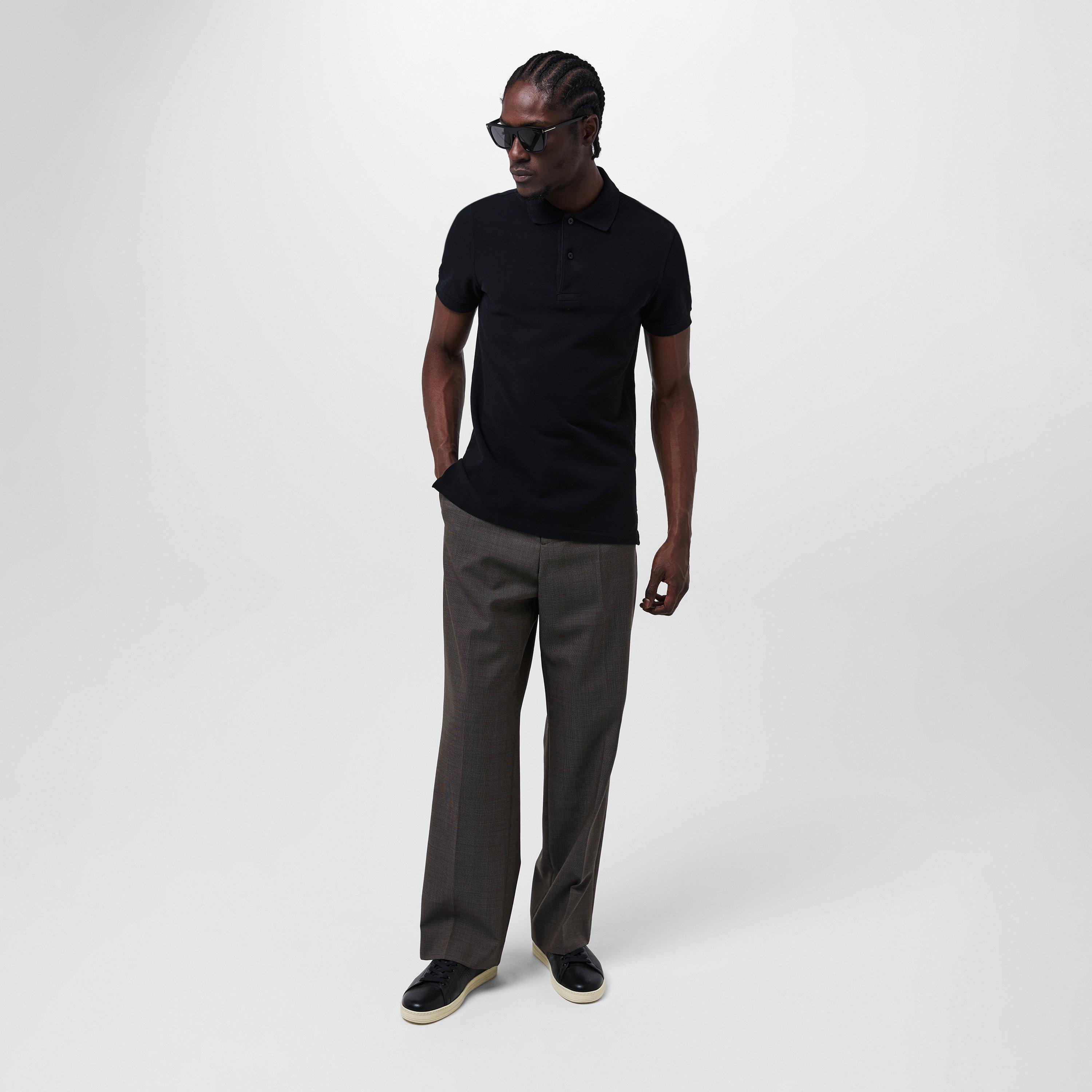 Shiny Black - Tom Ford - Men's Wayfarer Sunglasses, Wayfarer Style - 6