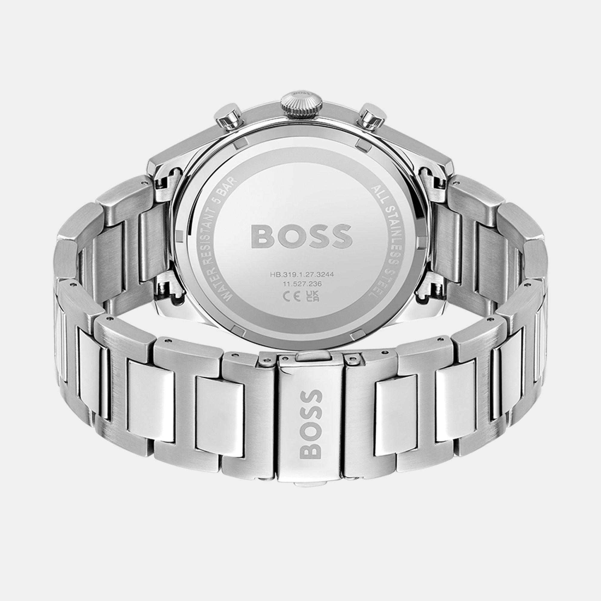 Black/Silver - Boss - BOSS gents Pioneer Watch - 3
