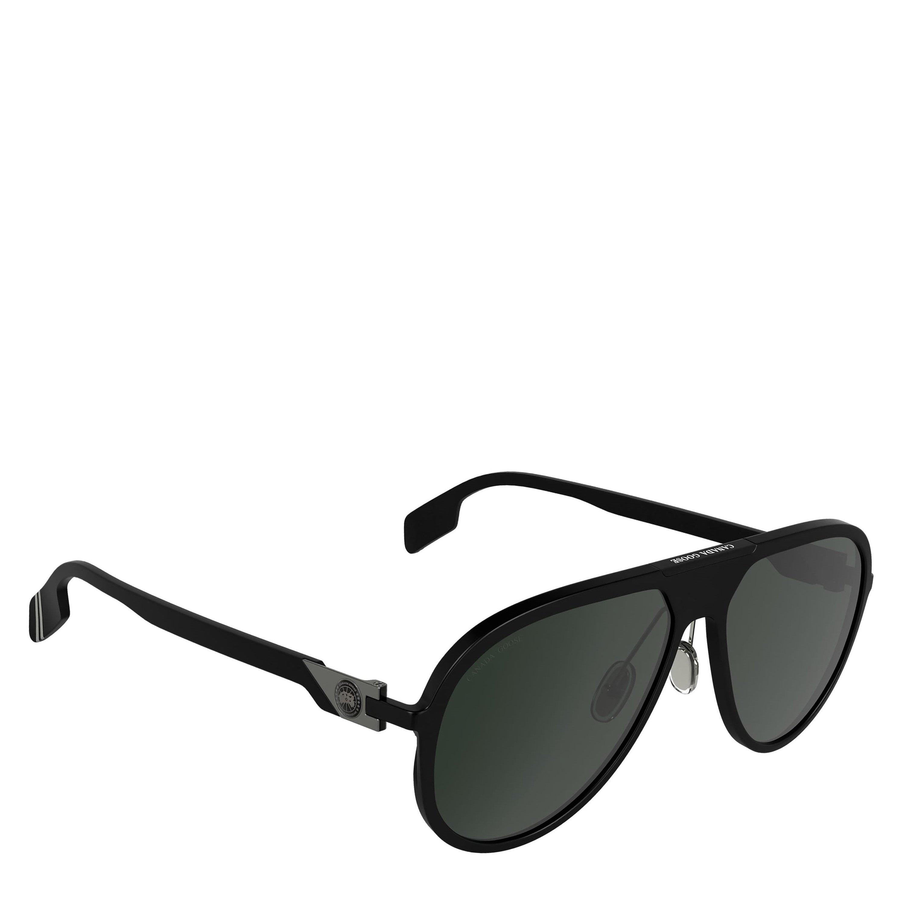 Matte Black - Canada Goose - Men's Robson Aviator Sunglasses - 1