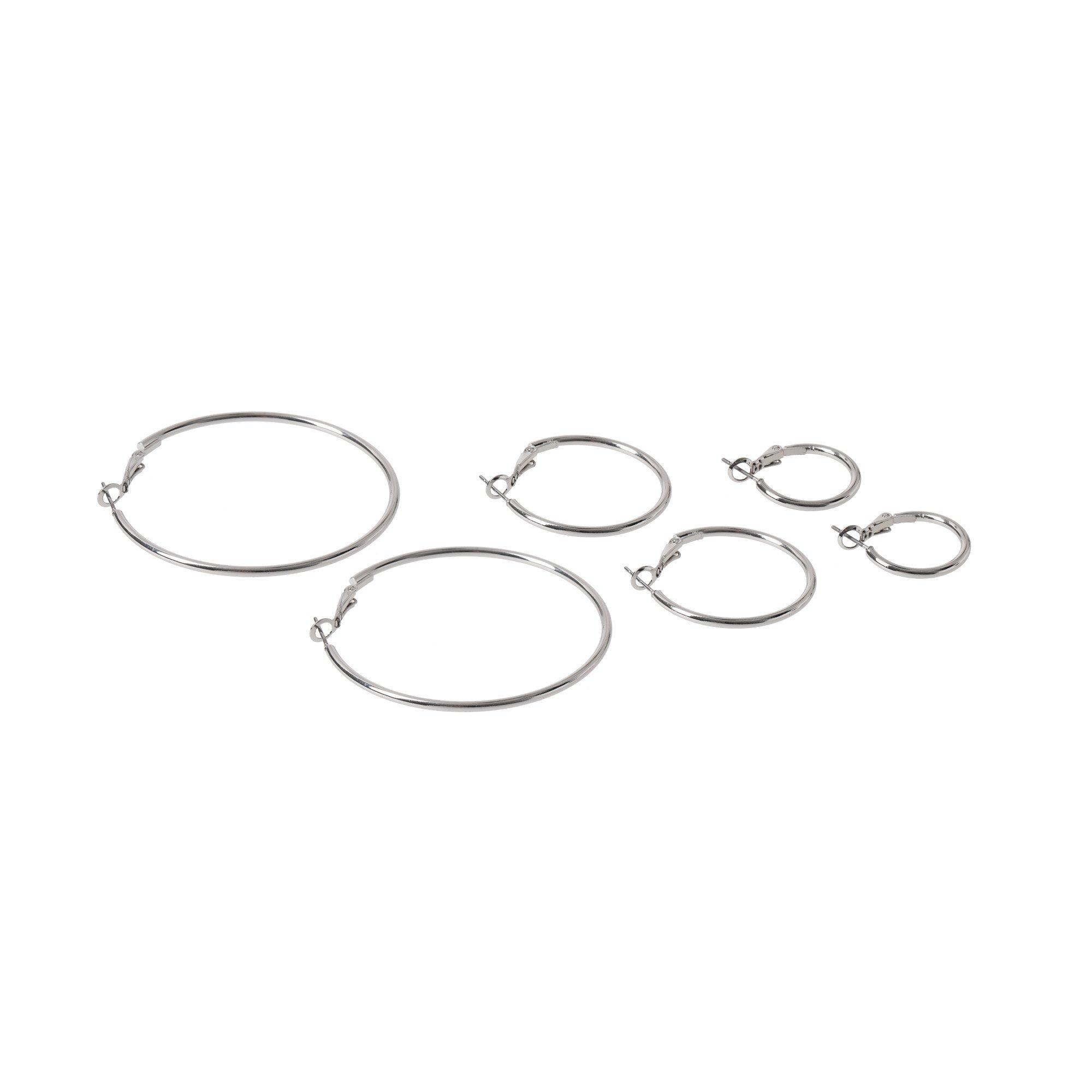 Zilver - Miso - 3 Pack Mix Hoops - 2