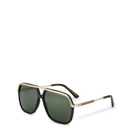 Gucci Oversized Aviator Sunglasses