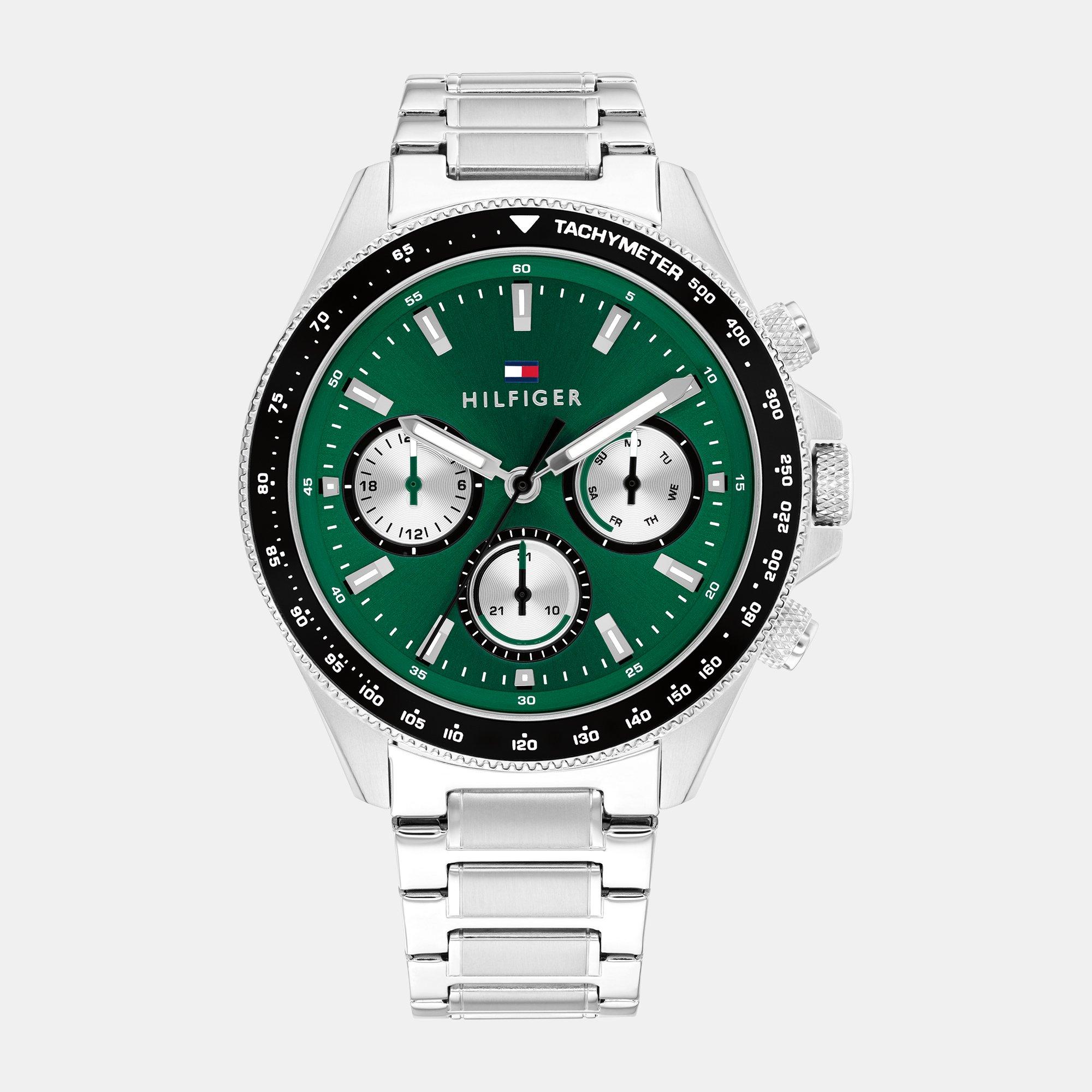 Tommy Hilfiger Men's Stainless Steel Bracelet Watch - Black - 44mm