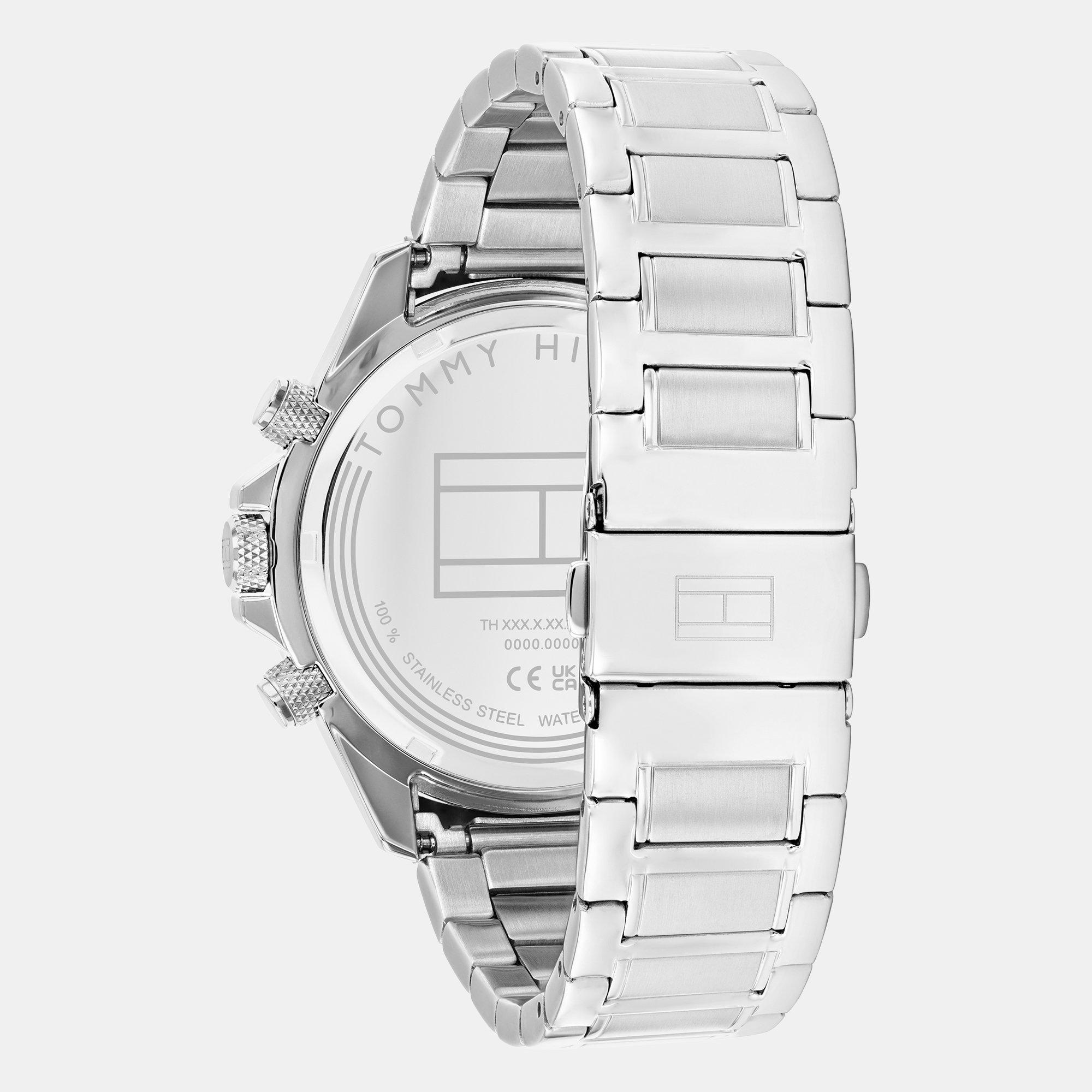 Black - Tommy Hilfiger - Tommy Hilfiger Mens Stainless Steel Bracelet Watch - 2