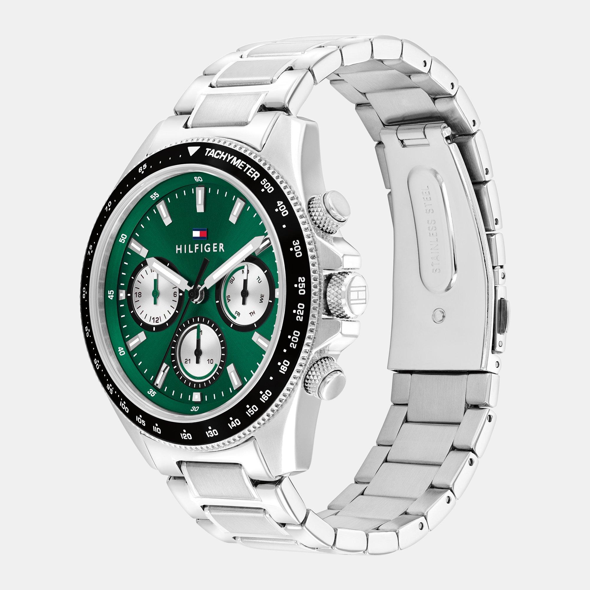 Black - Tommy Hilfiger - Tommy Hilfiger Mens Stainless Steel Bracelet Watch - 3