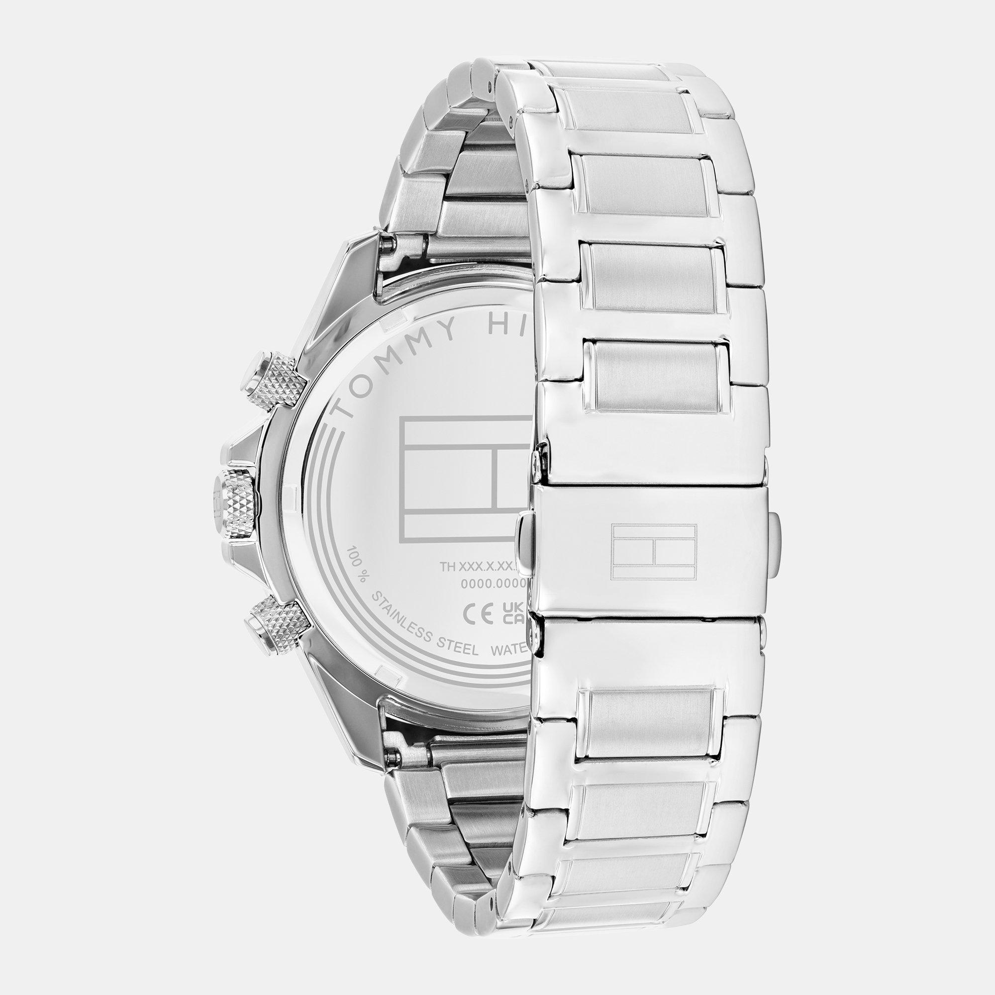 Silver - Tommy Hilfiger - Tommy Hilfiger Mens Stainless Steel Bracelet Watch - 3