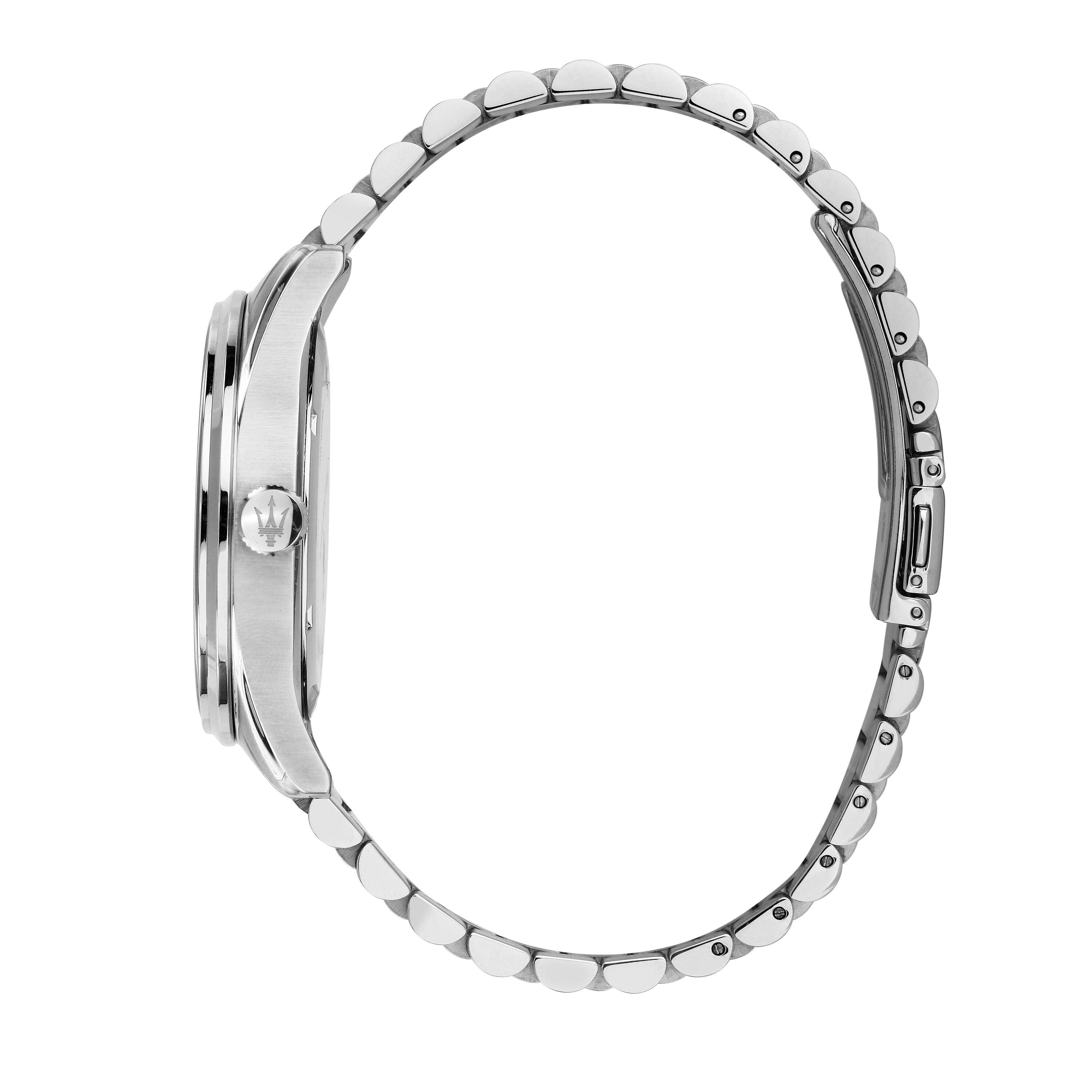 Silver - Maserati - Men's Sorpasso Analogue Quartz Watch - 2