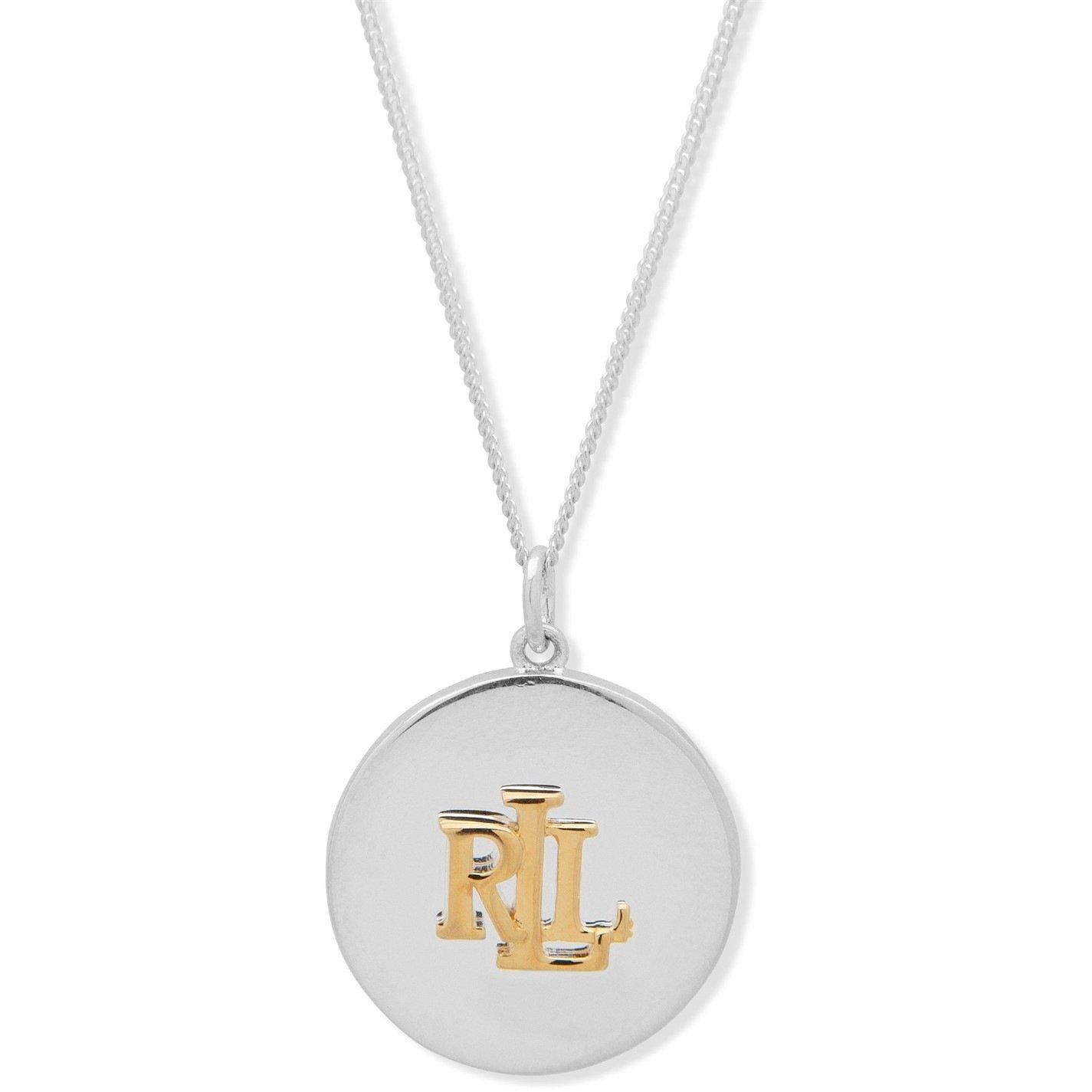 TWOTONE - Ralph Lauren - Sterling Silver Crest Pendant Necklace - 1