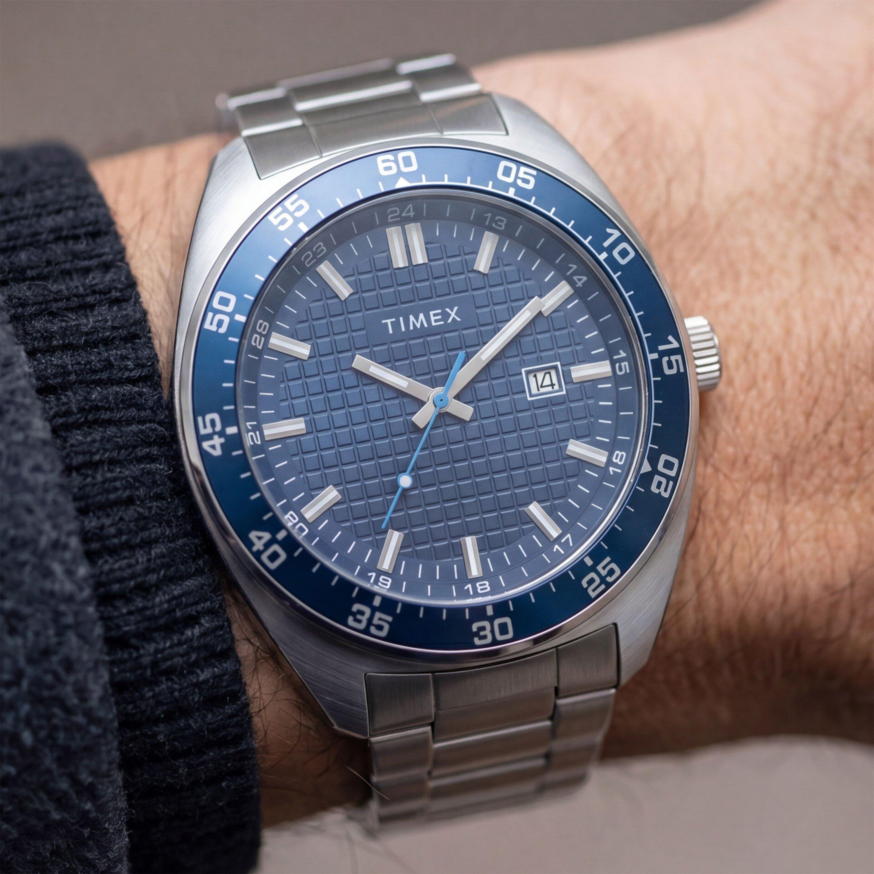 Blue/Silver - Timex - Timex L Weston Watch Sn72 - 2