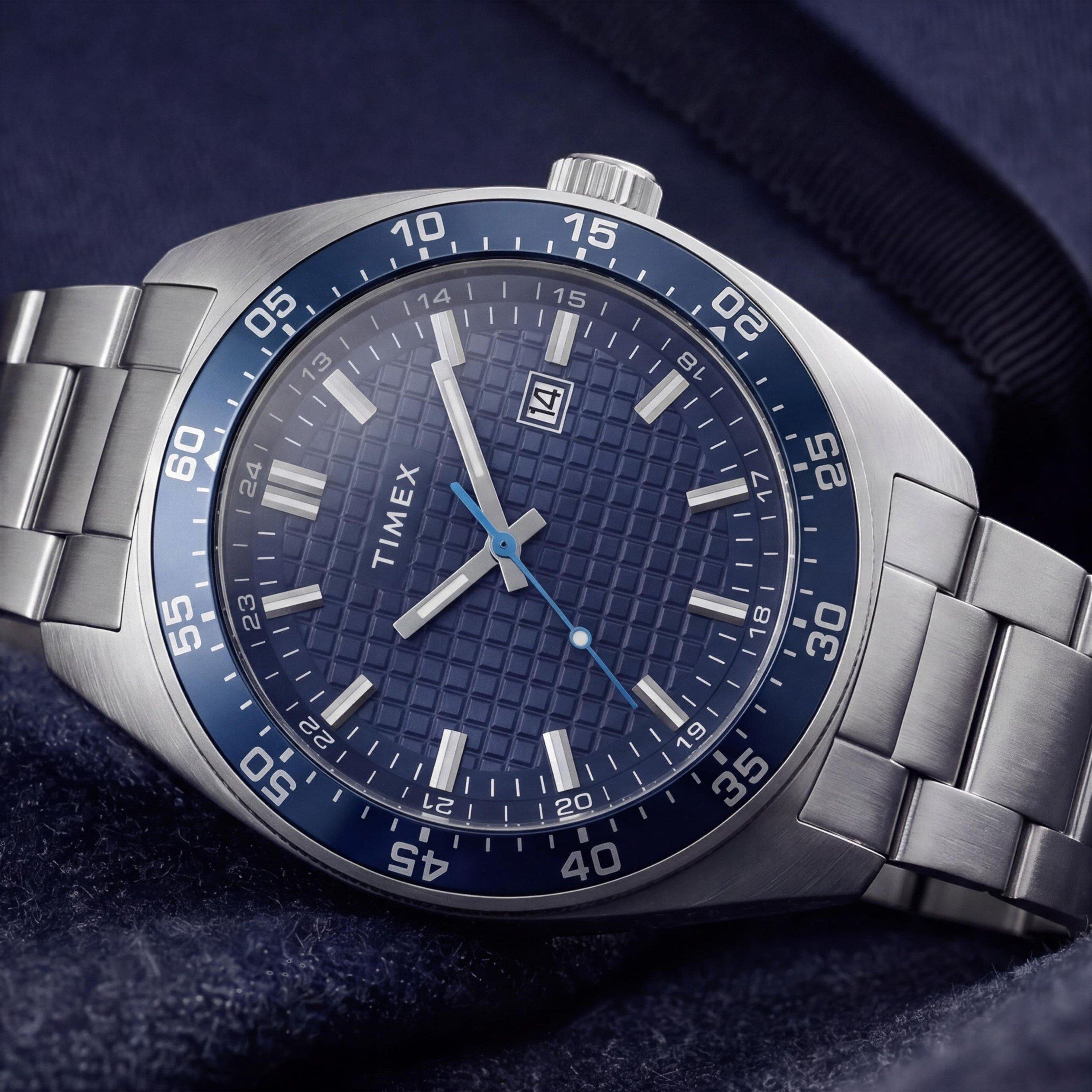 Blue/Silver - Timex - Timex L Weston Watch Sn72 - 3