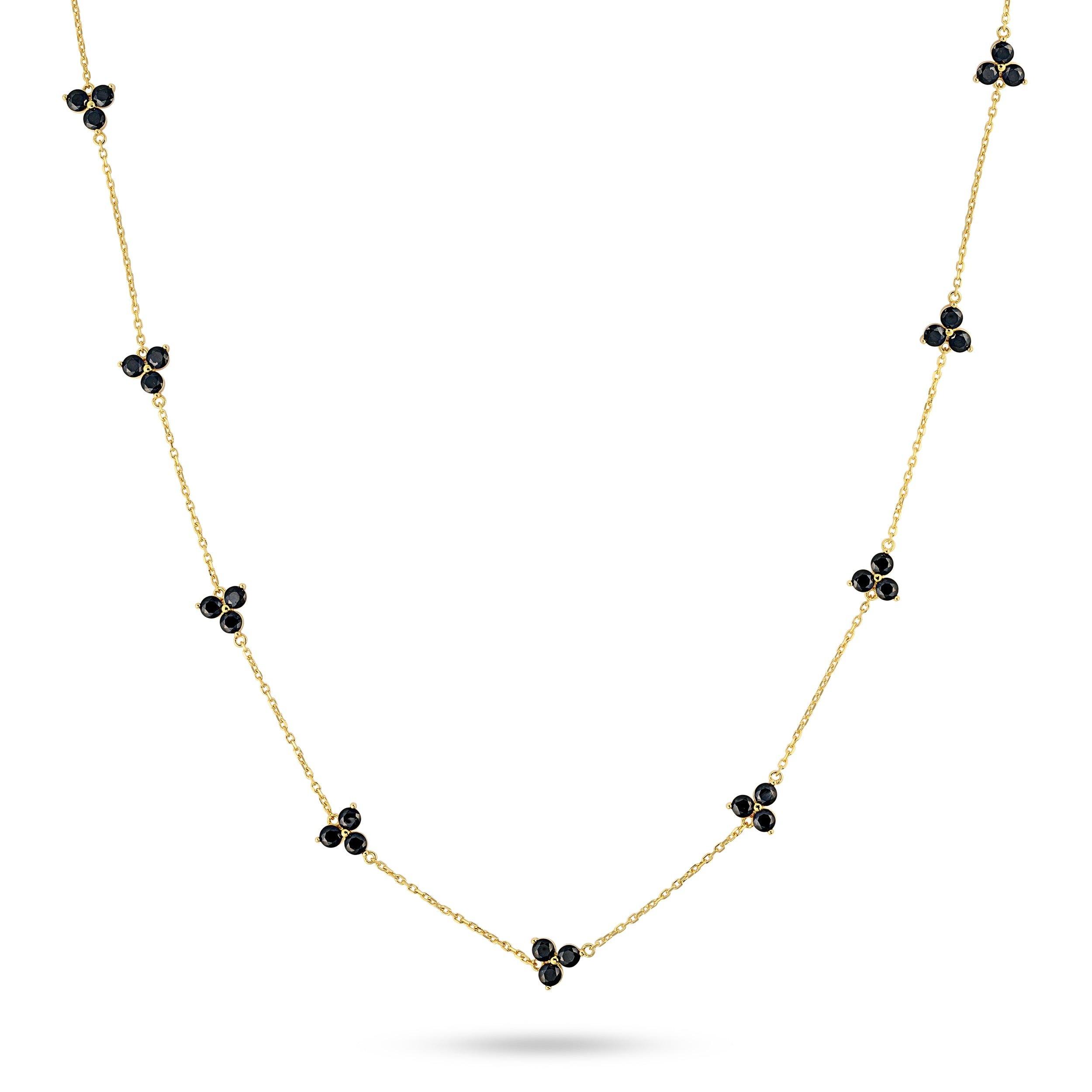 Black/Gold - Common Lines - Como Link Necklace - 1