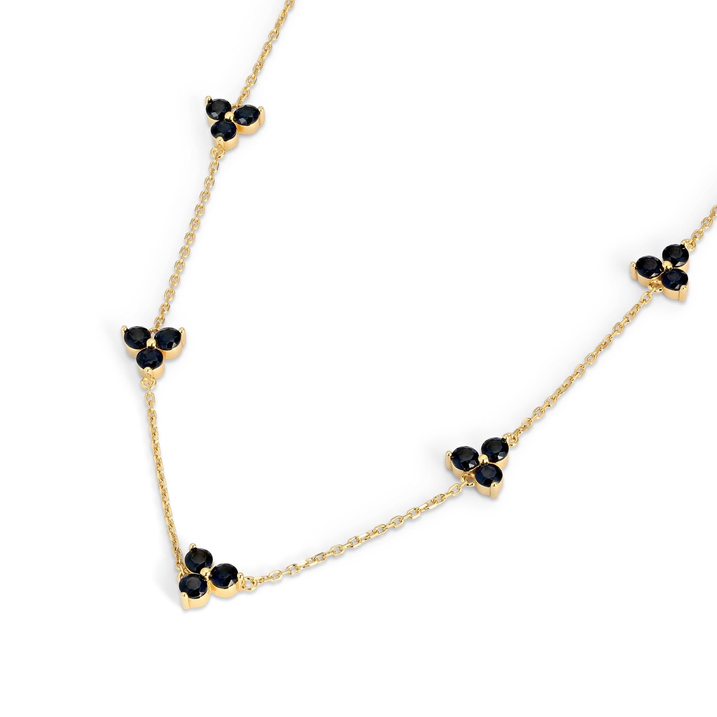 Black/Gold - Common Lines - Como Link Necklace - 4