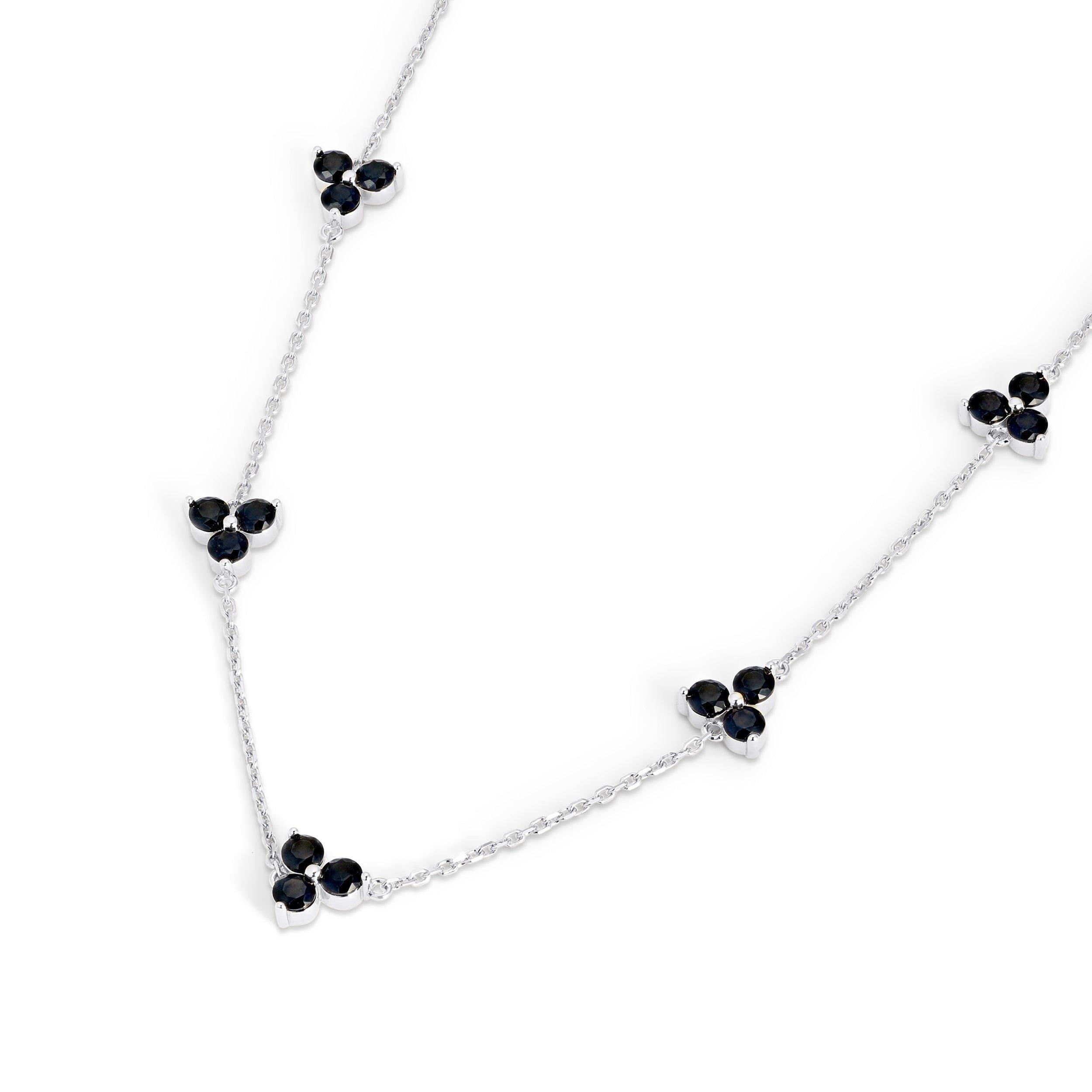 Black/SIlver - Common Lines - Como Link Necklace - 4