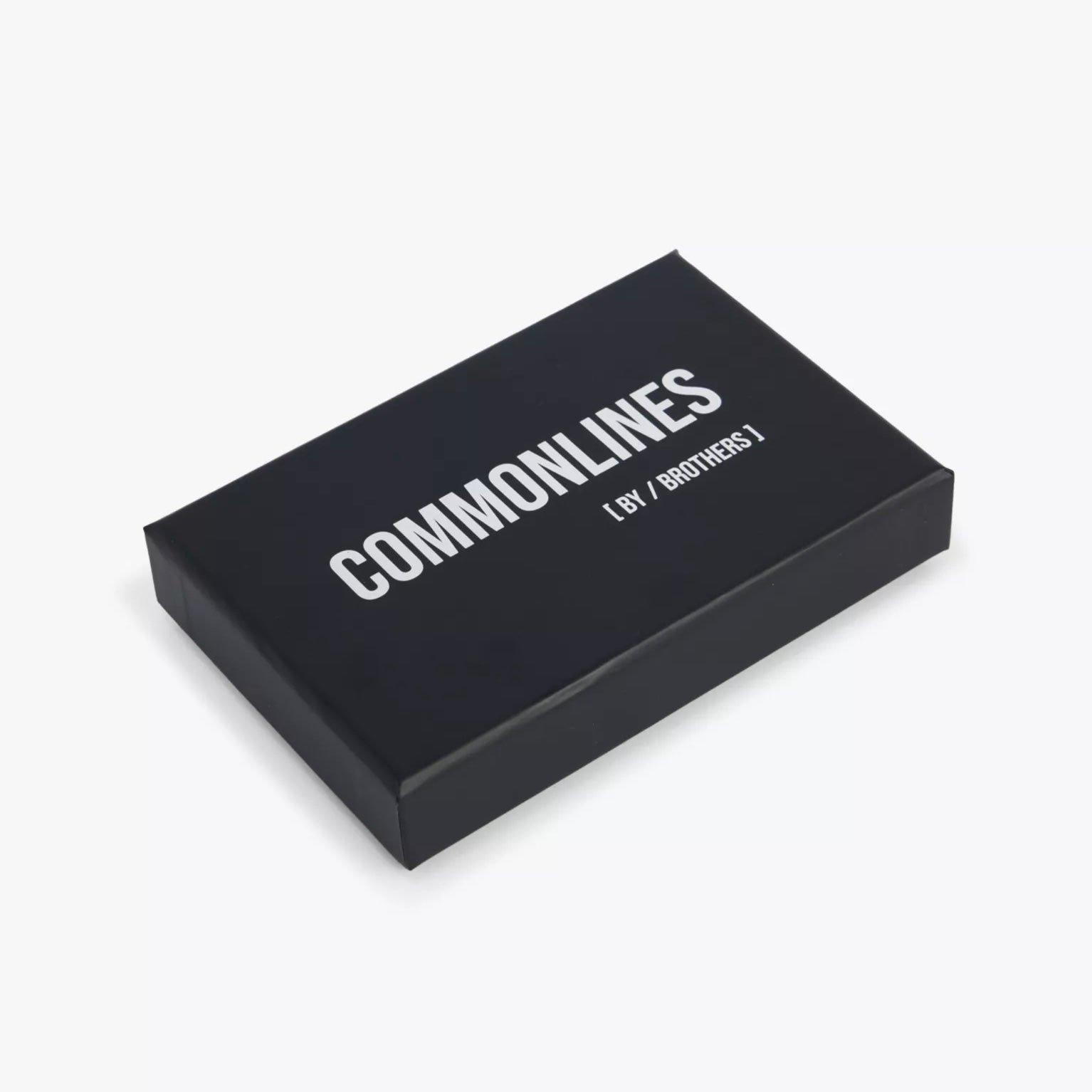 Black/SIlver - Common Lines - Como Link Necklace - 5