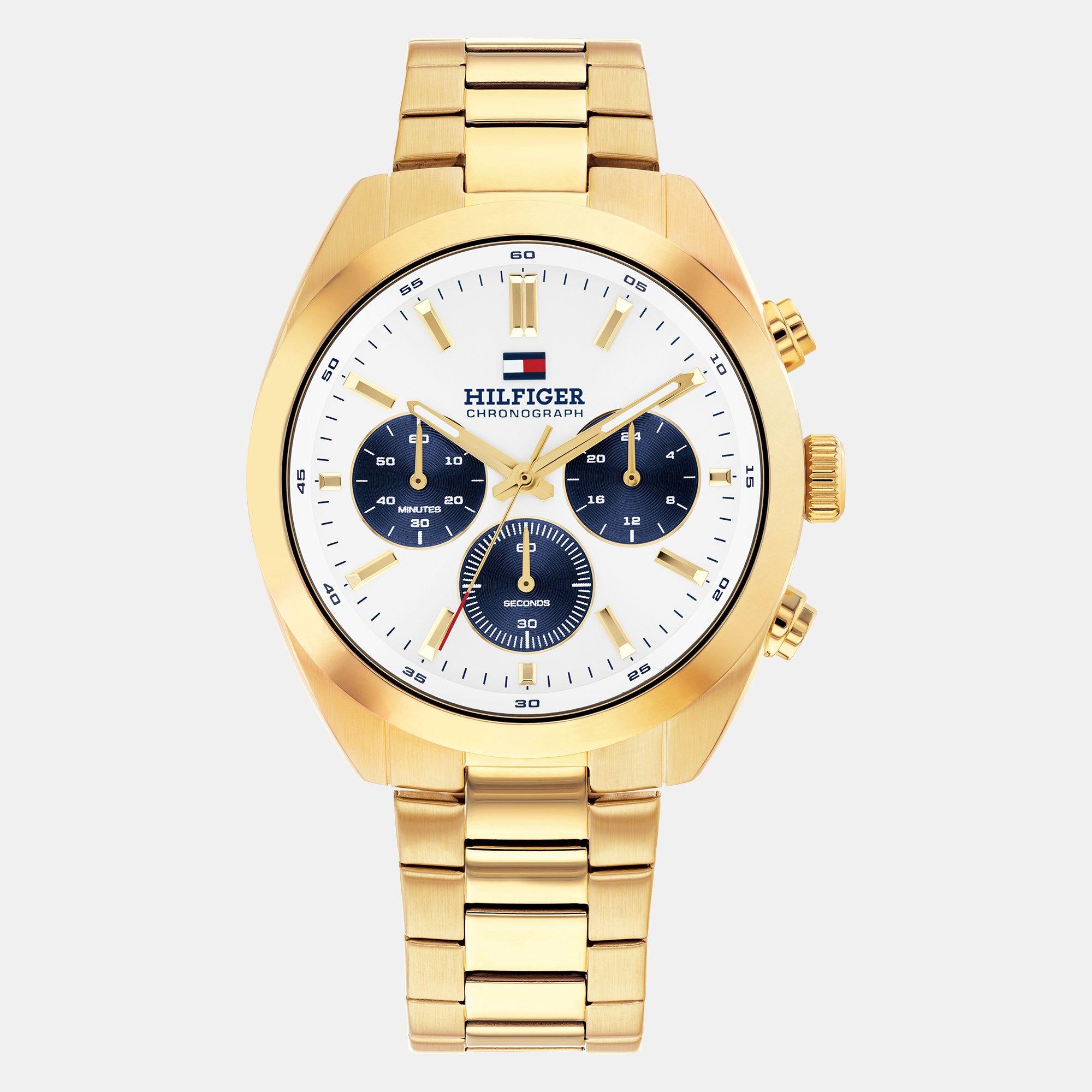 House of Watches - Tommy Hilfiger Mens Hudson Chronograph Gold Tone Watch 1710723 - Image 11