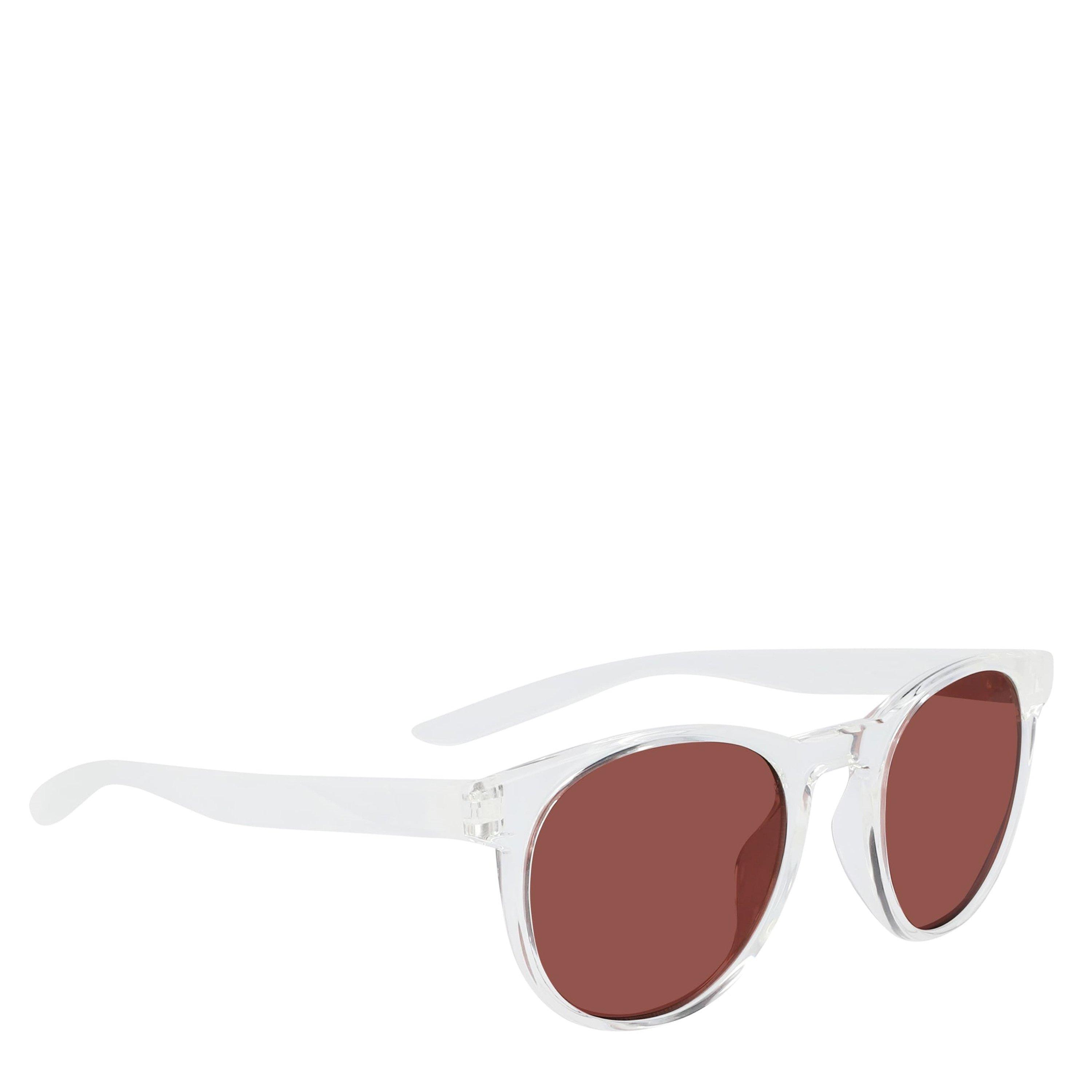 Nike  Horizon Ascent S Wayfarer Sunglasses - Clear/Pink Lens