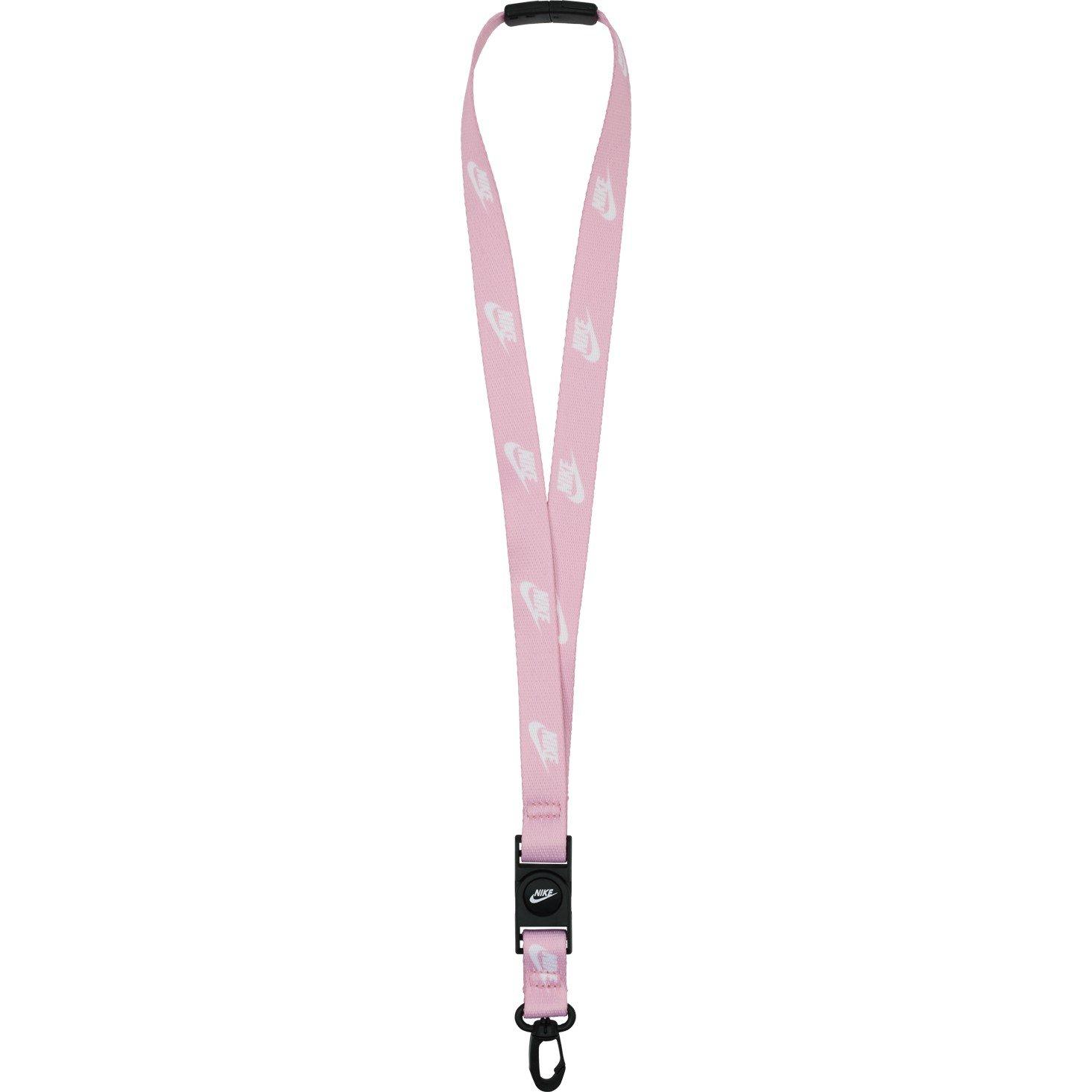 Nike Men's Club Standard Lanyard - Pink/White