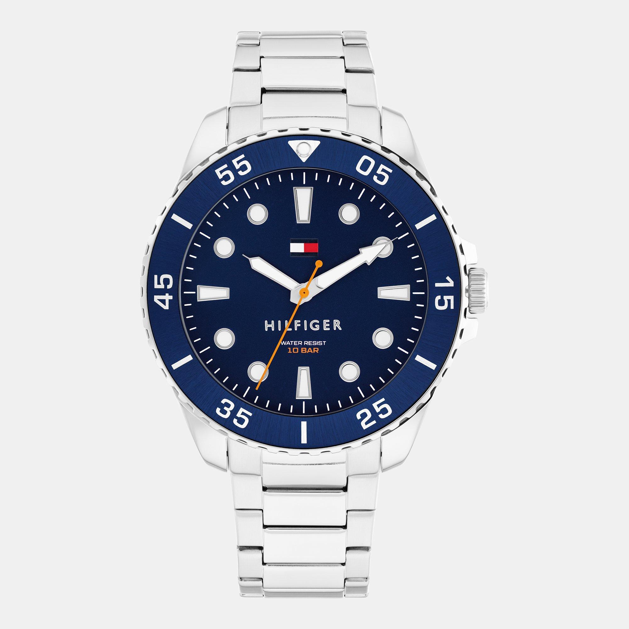 Blue - Tommy Hilfiger - Tommy Hilfiger mens stainless steel bracelet watch - 1