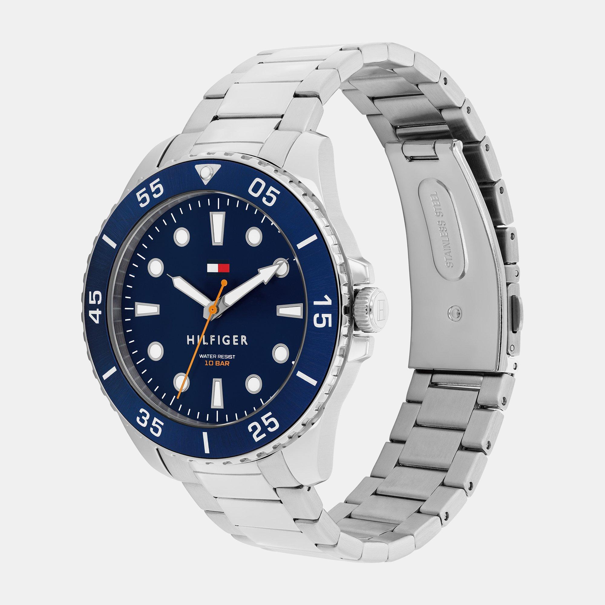 Blue - Tommy Hilfiger - Tommy Hilfiger mens stainless steel bracelet watch - 2