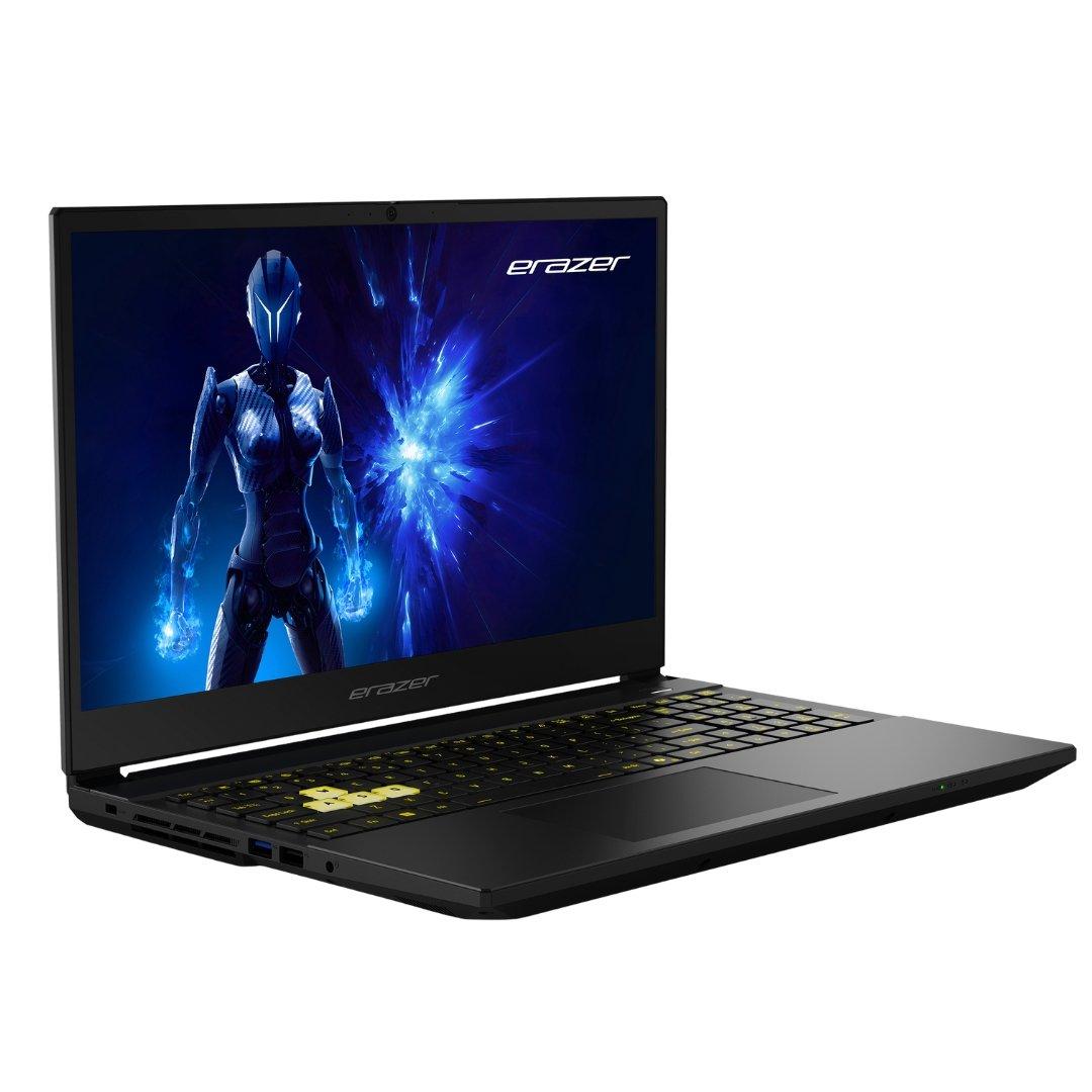 Black - Medion - Erazer Deputy P15 15.6 Inch Gaming Laptop – Intel Core i7-13620H Nvidia RTX 5060 Win 11 Home - 4