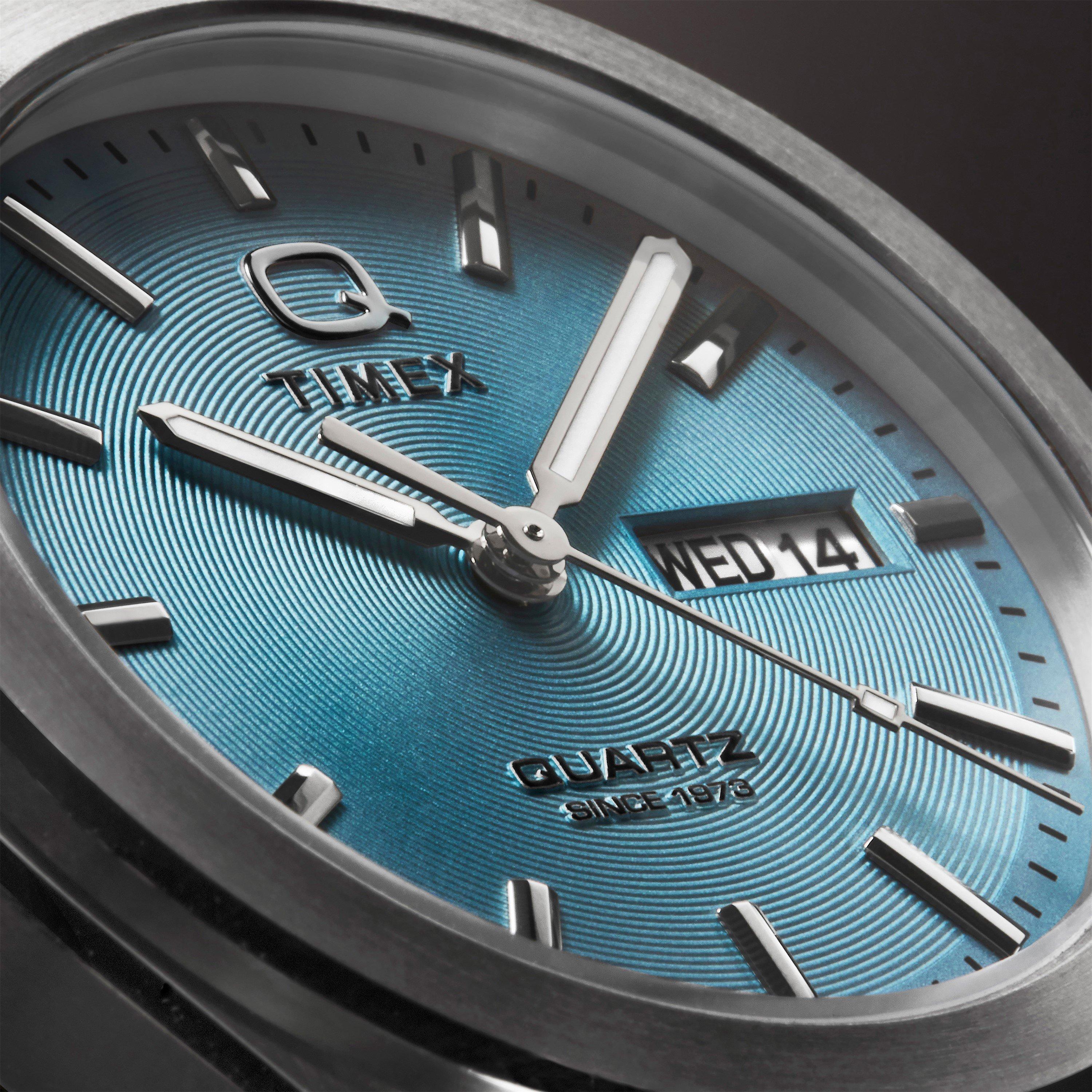 Blue/Silver - Timex - Men's Continental Analogue Quartz Watch - 2