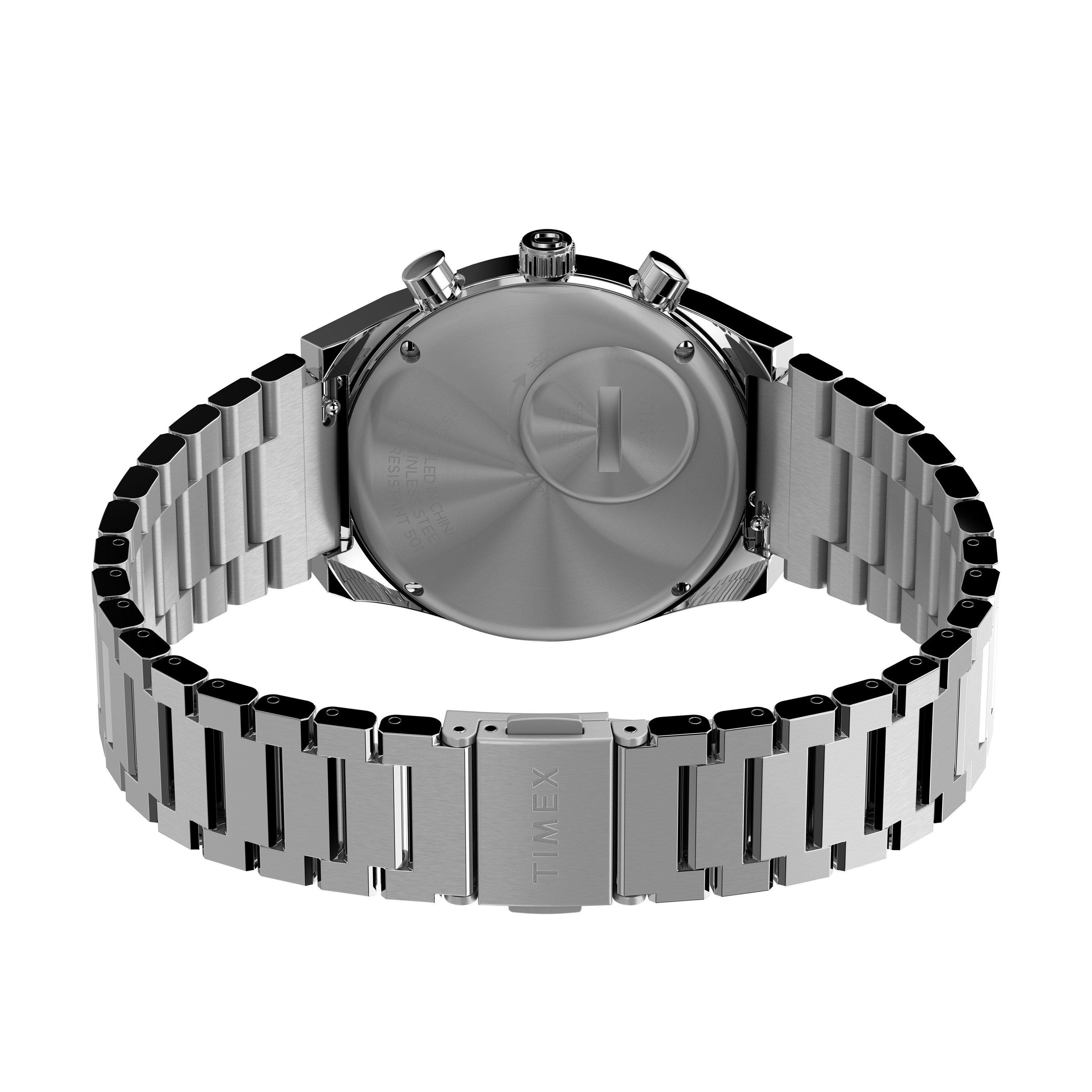 Blau/Silber - Timex - Men's Continental Analogue Quartz Watch - 3