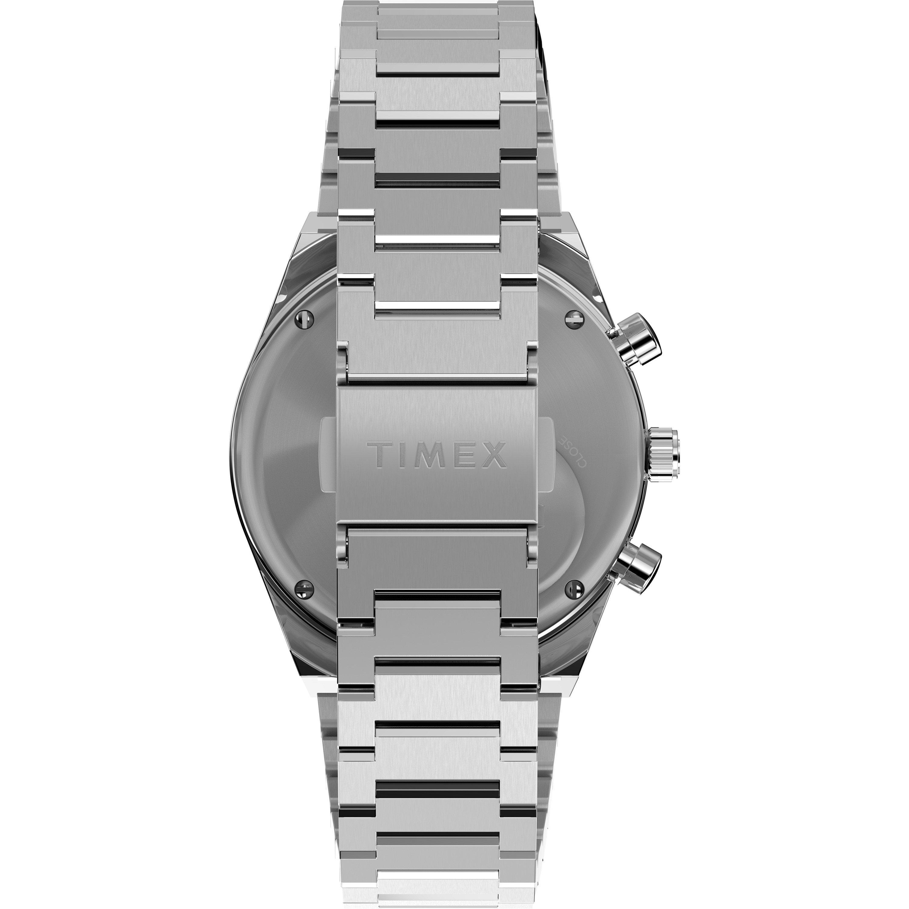 Blau/Silber - Timex - Men's Continental Analogue Quartz Watch - 4