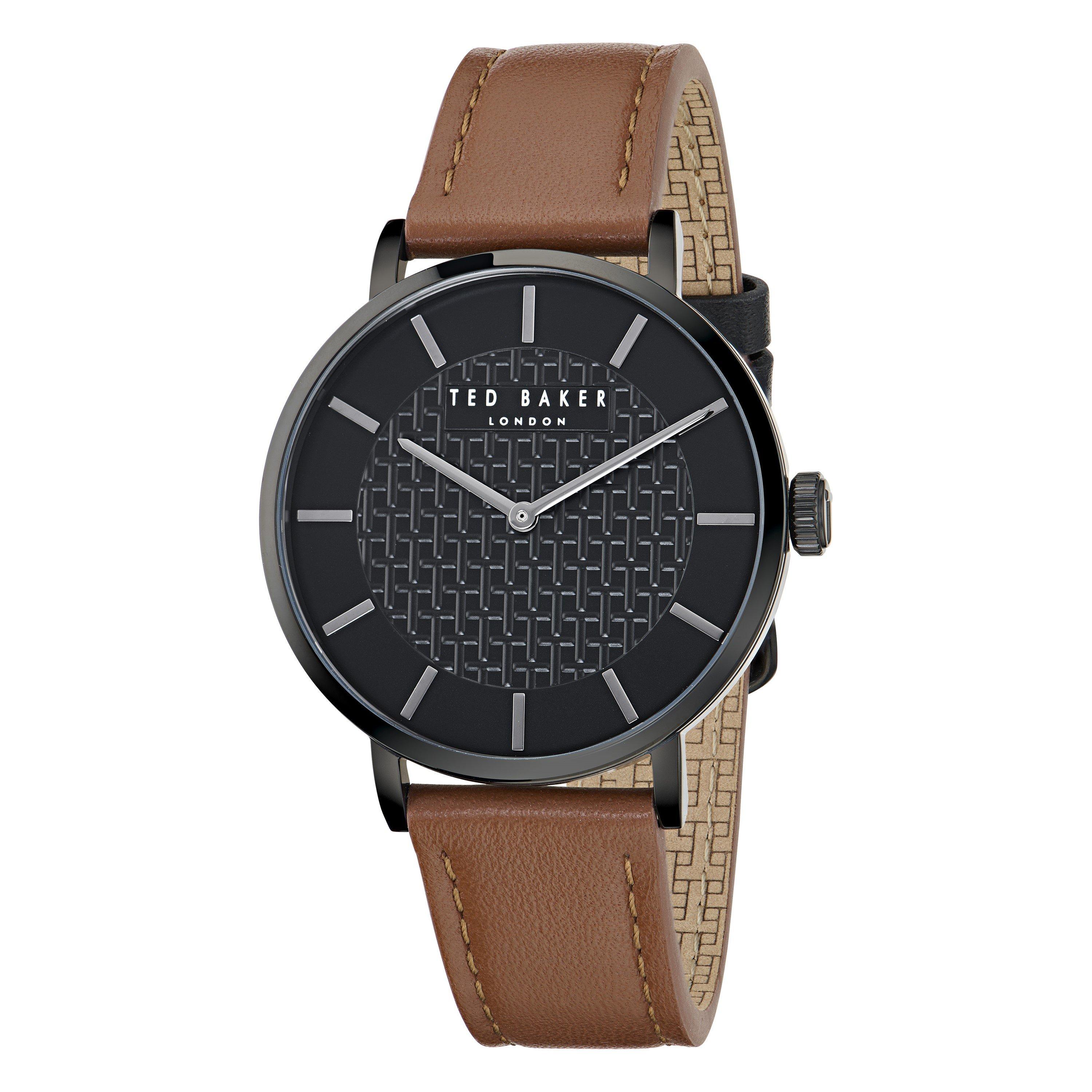 Ted Baker Men's Precision Quartz Analogue Watch - Black/Black