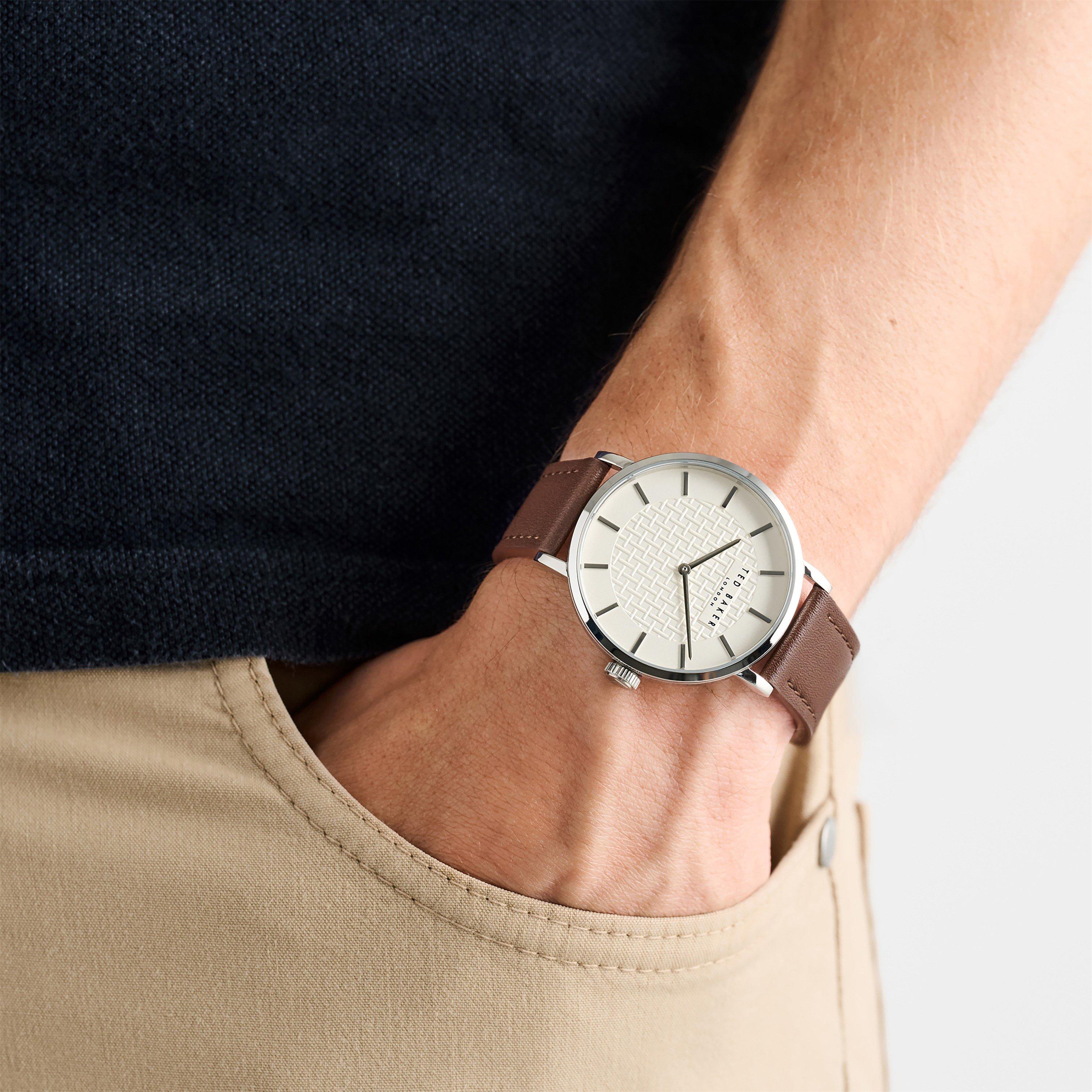 Crème/Argent - Ted Baker - Men's Analogue Quartz Watch - 2