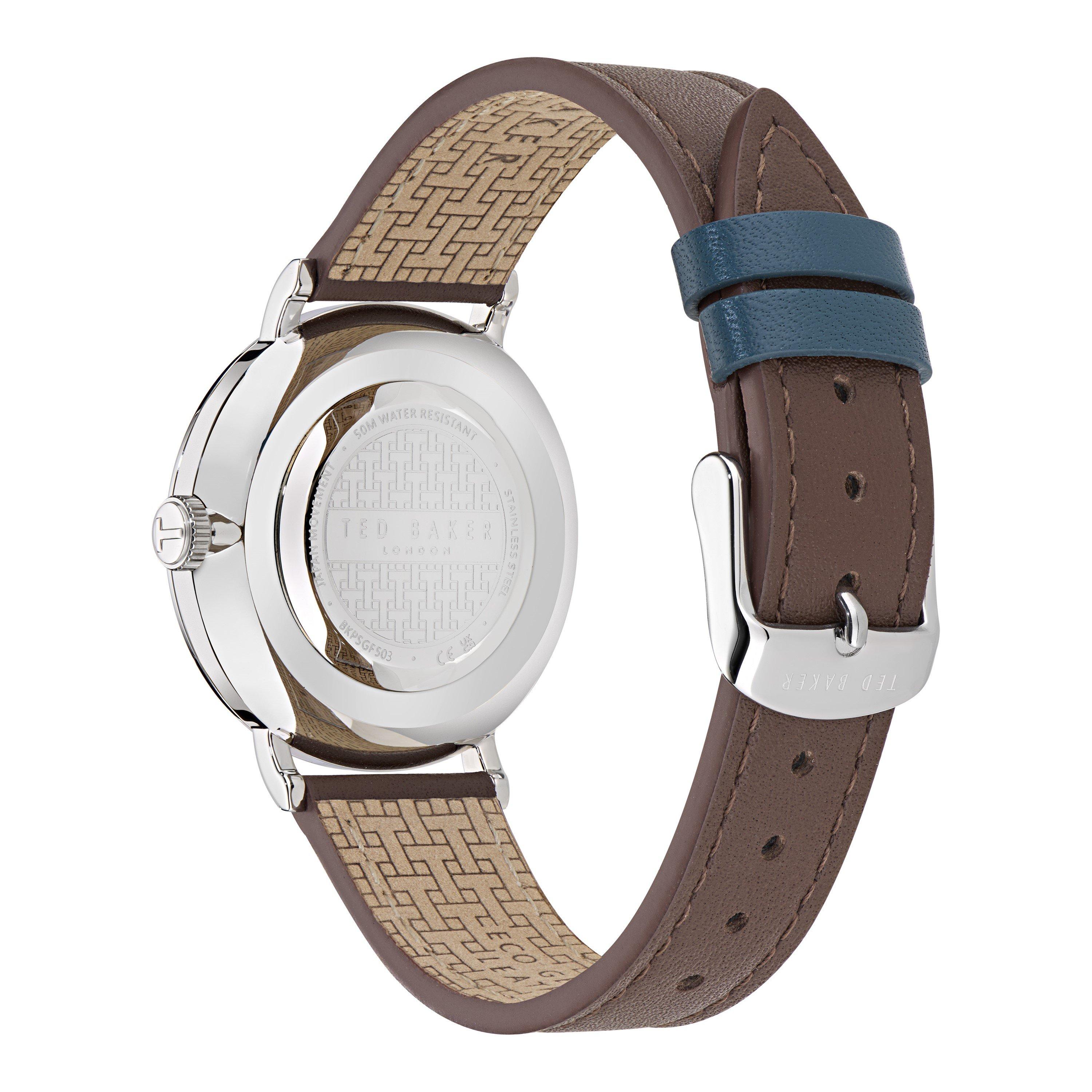 Crème/Argent - Ted Baker - Men's Analogue Quartz Watch - 4