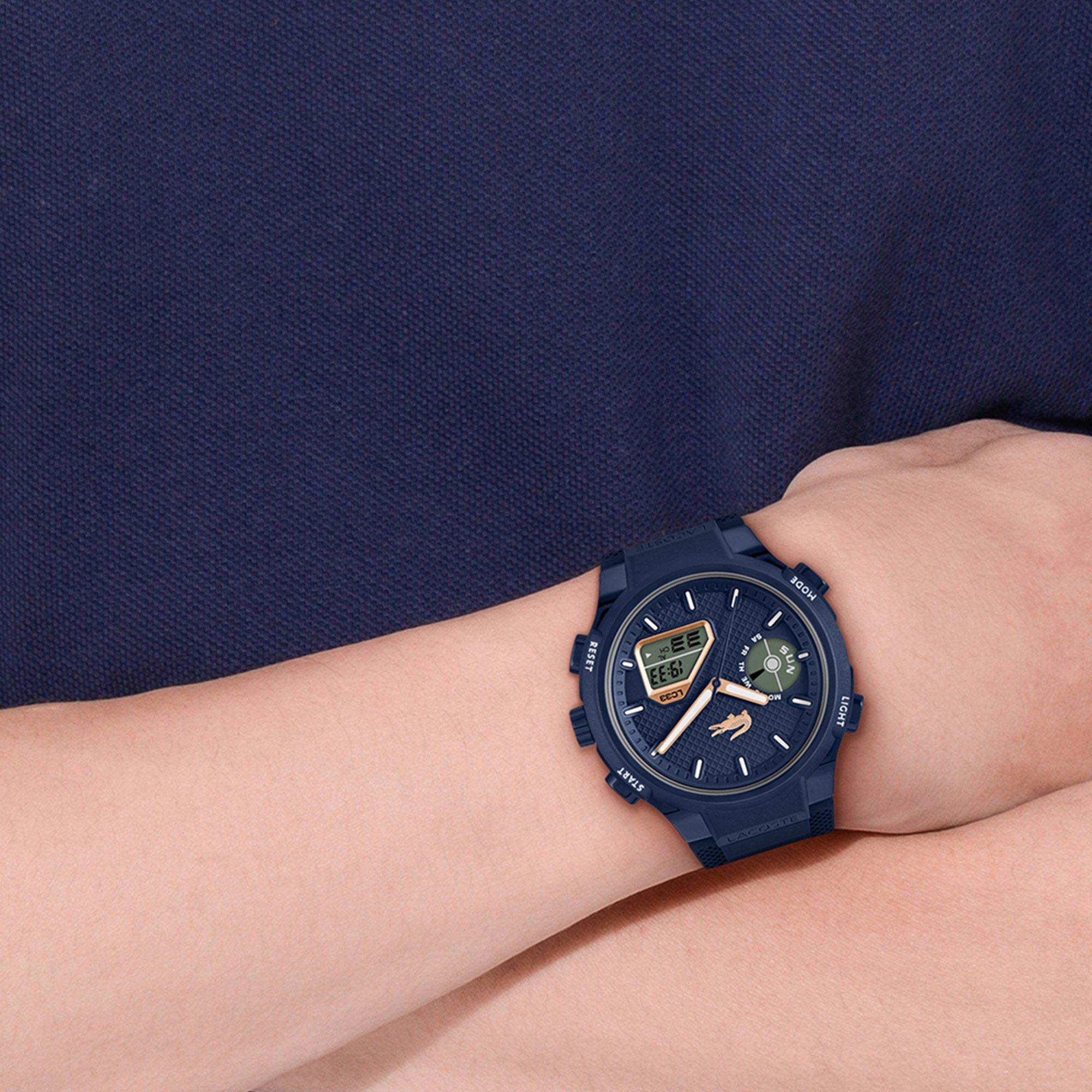 Blue - Lacoste - Lacoste Mens LC33 Analog-Digital Watch - 4