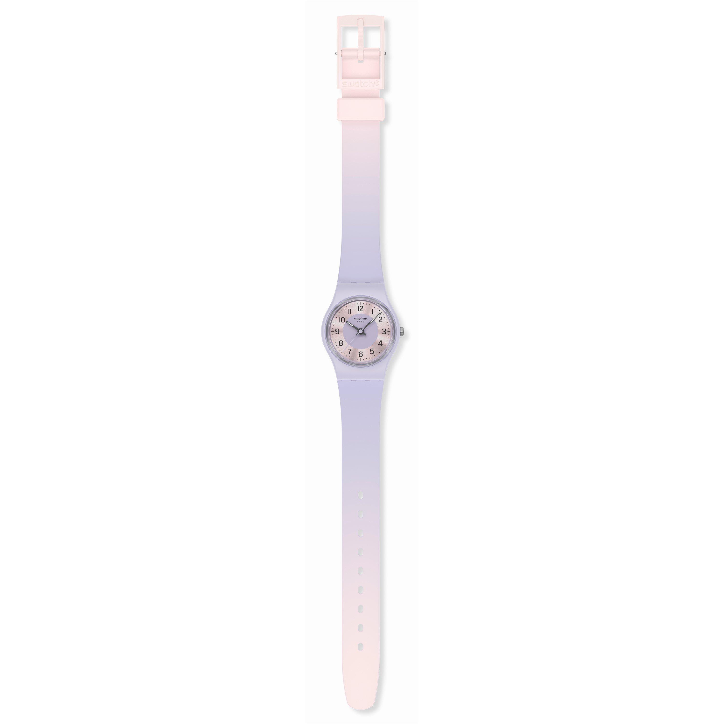 Lilac - Swatch - Unisex Adults Lilac Lightness Analogue Quartz Watch - 4