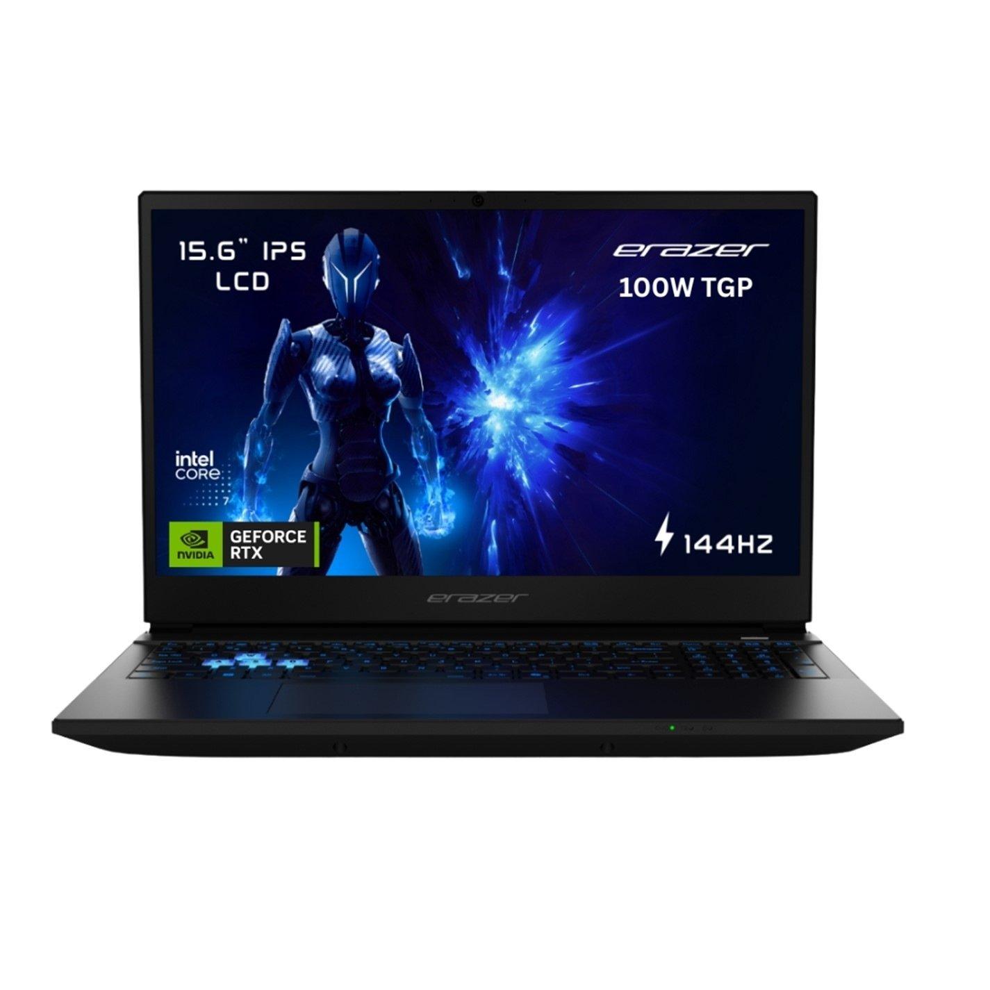 Black - Medion - Erazer Deputy P15 - 15.6 Inch Gaming Laptop – Intel Core 9 270H Nvidia RTX 5070 Windows 11 Home - 1