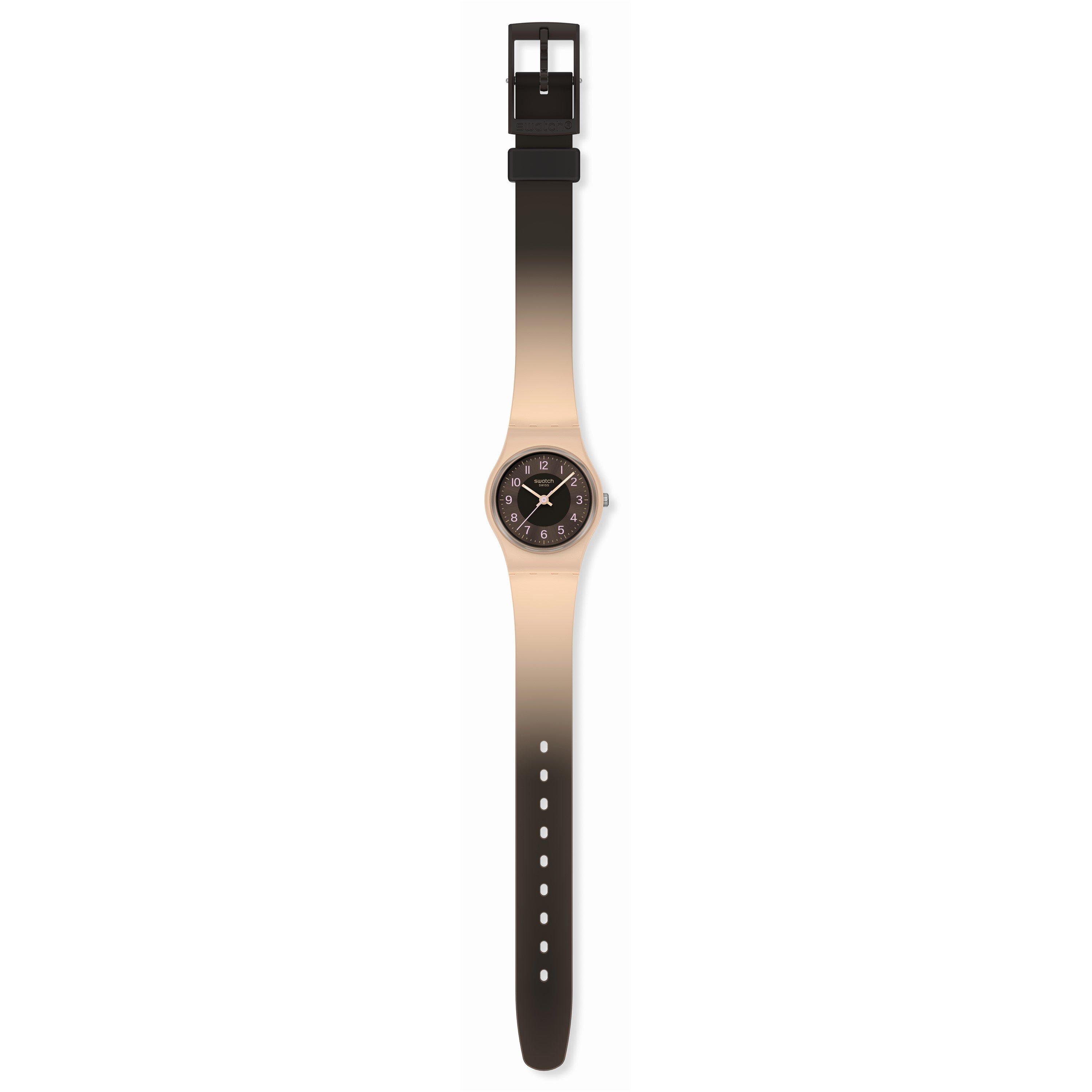 Black - Swatch - Unisex Adults Espresso Charm Analogue Quartz Watch - 4
