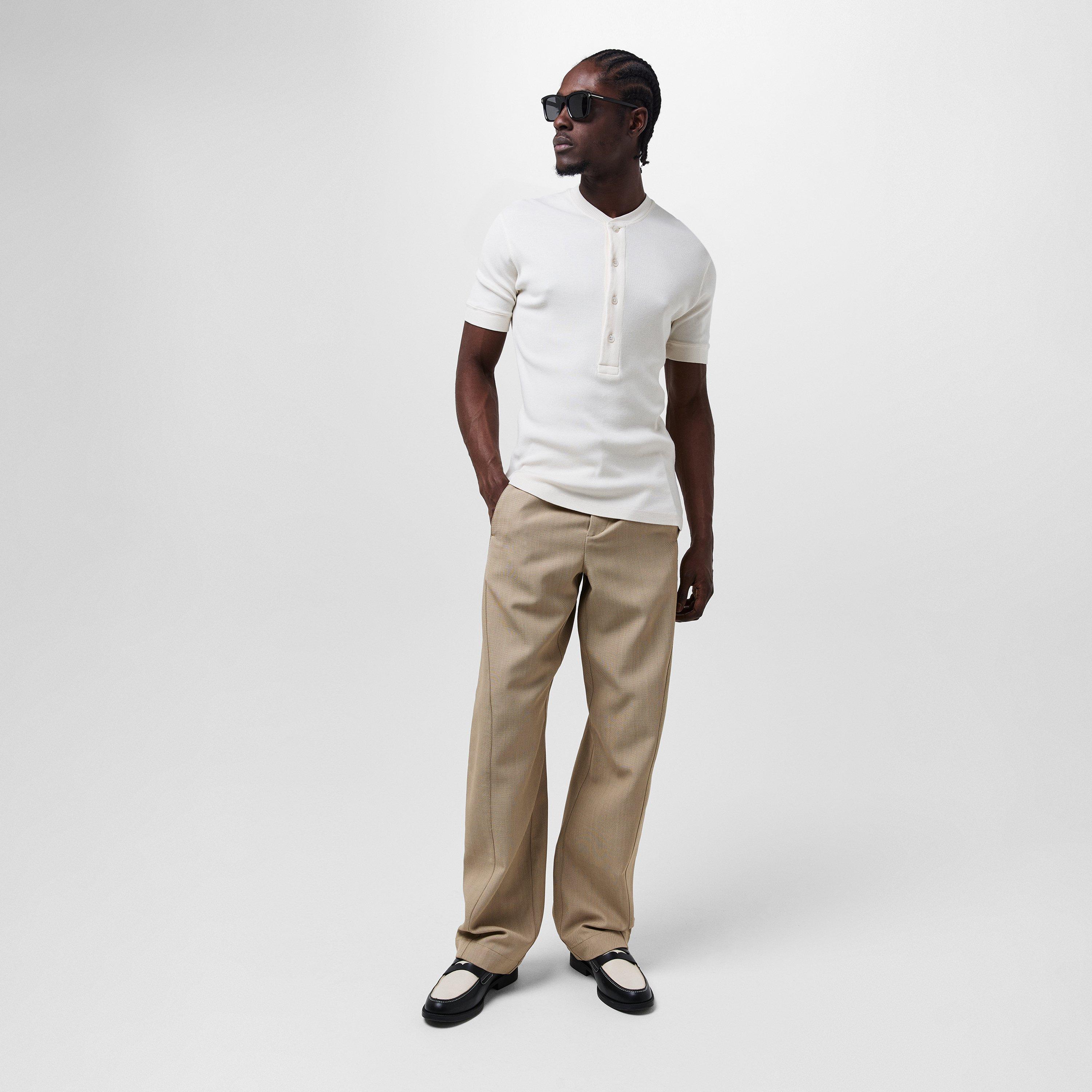 Shiny Black - Tom Ford - Men's Barron Wayfarer Sunglasses - 6