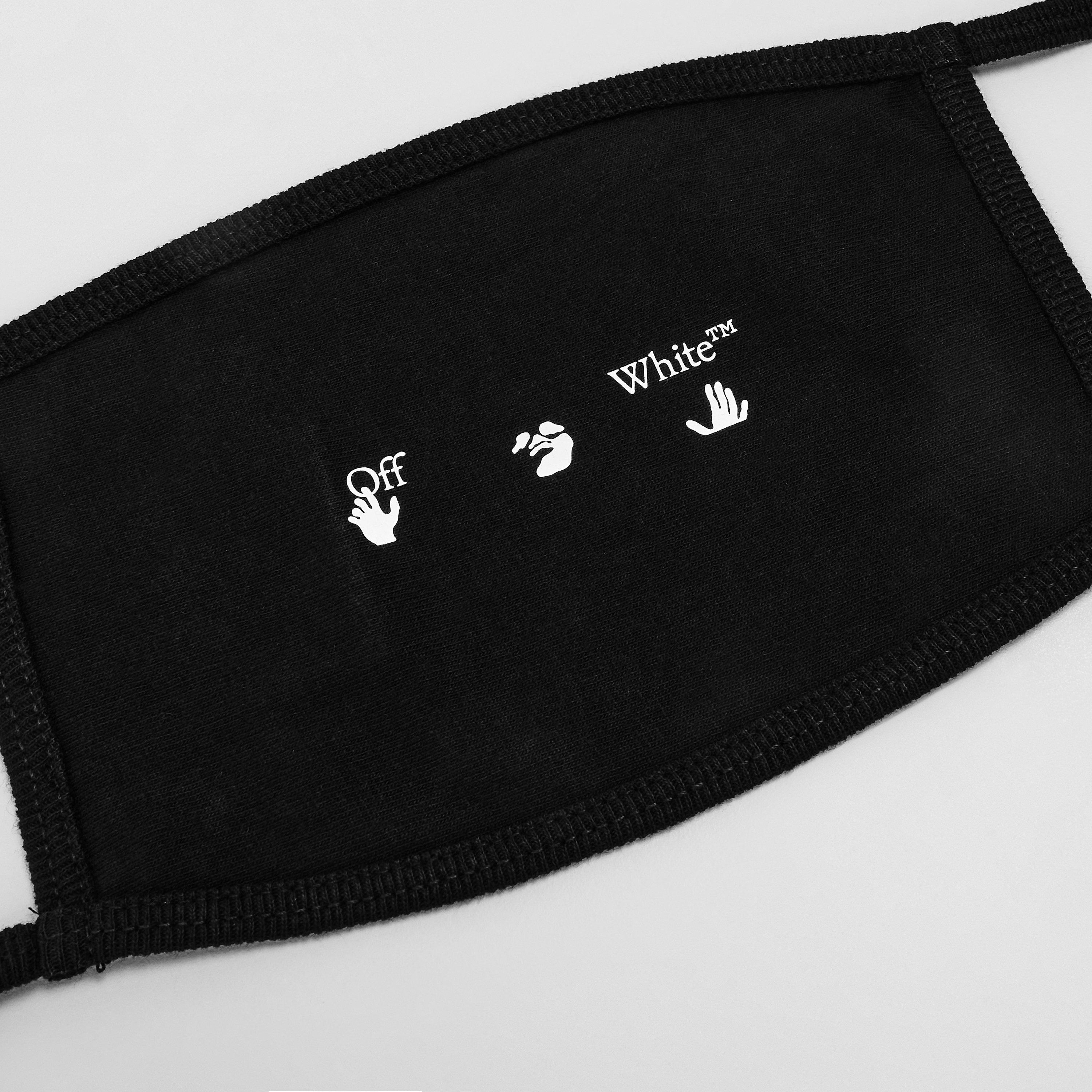 Black/White - Off White - Men's Face Covering Masks - 3