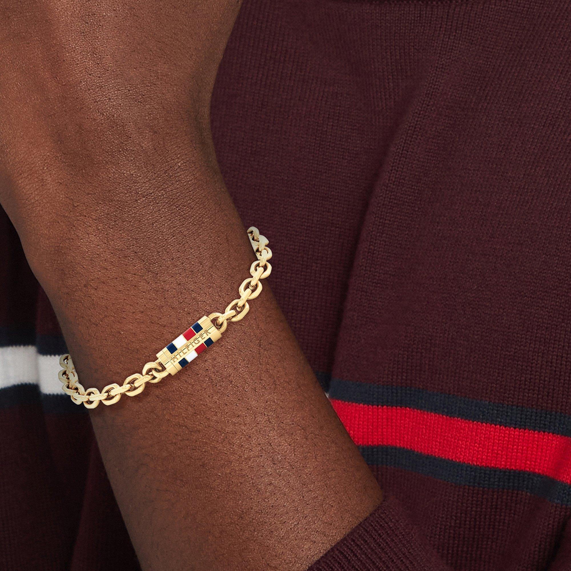 Gold - Tommy Hilfiger - Tommy Hilfiger Men’s Chain Bracelet - 2