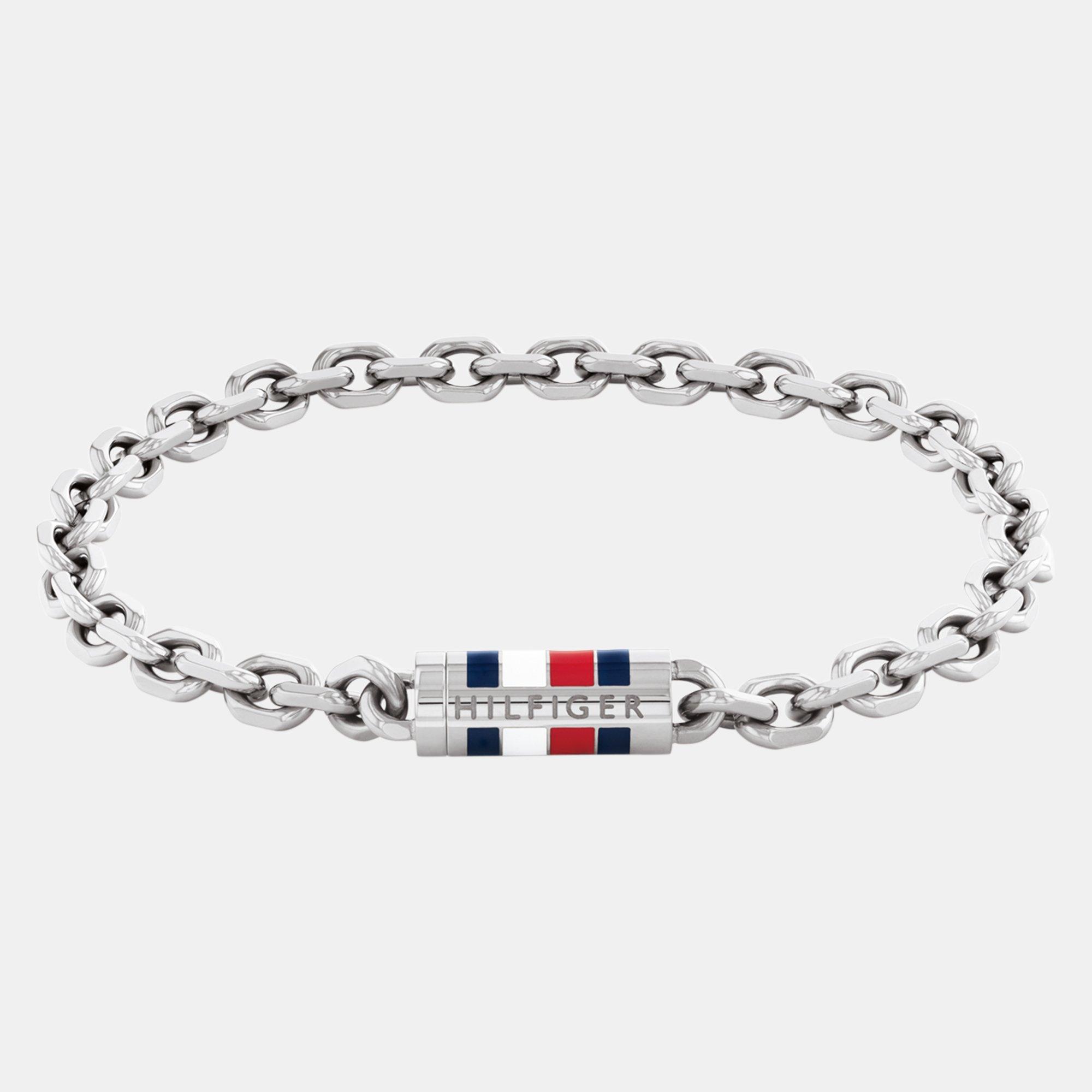 Tommy Hilfiger Men's ’S Chain Bracelet - Silver - 190mm