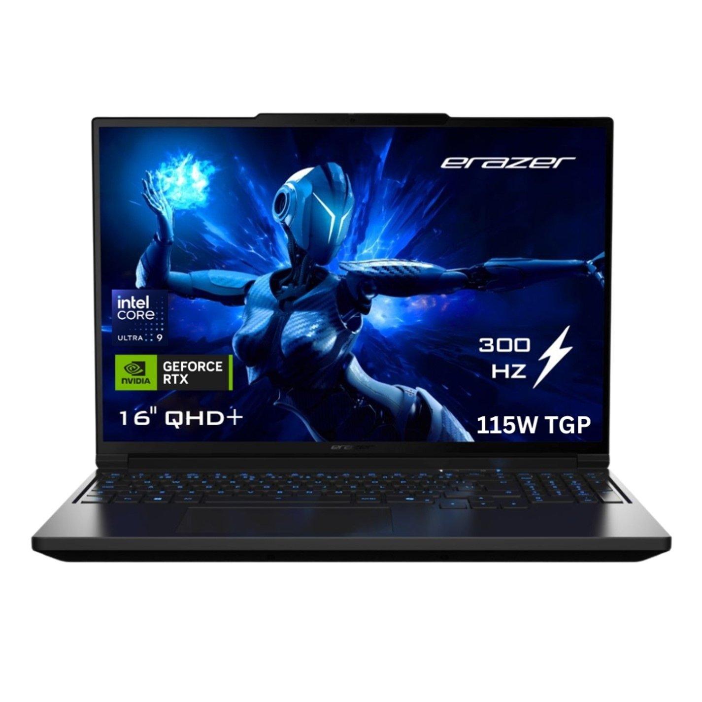 Black - Medion - Erazer Major 16 - 16 Inch Gaming Laptop Intel Core Ultra 9 275HX Nvidia RTX 5070Ti Windows 11 Home - 1
