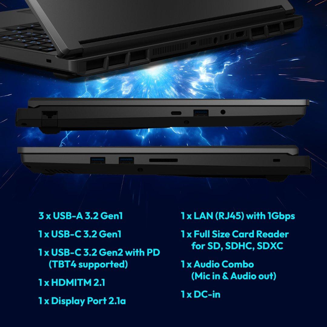 Black - Medion - Major 16 - 16 Inch Gaming Laptop Intel Core Ultra 9 275HX Nvidia RTX 5070Ti Windows 11 Home - 11