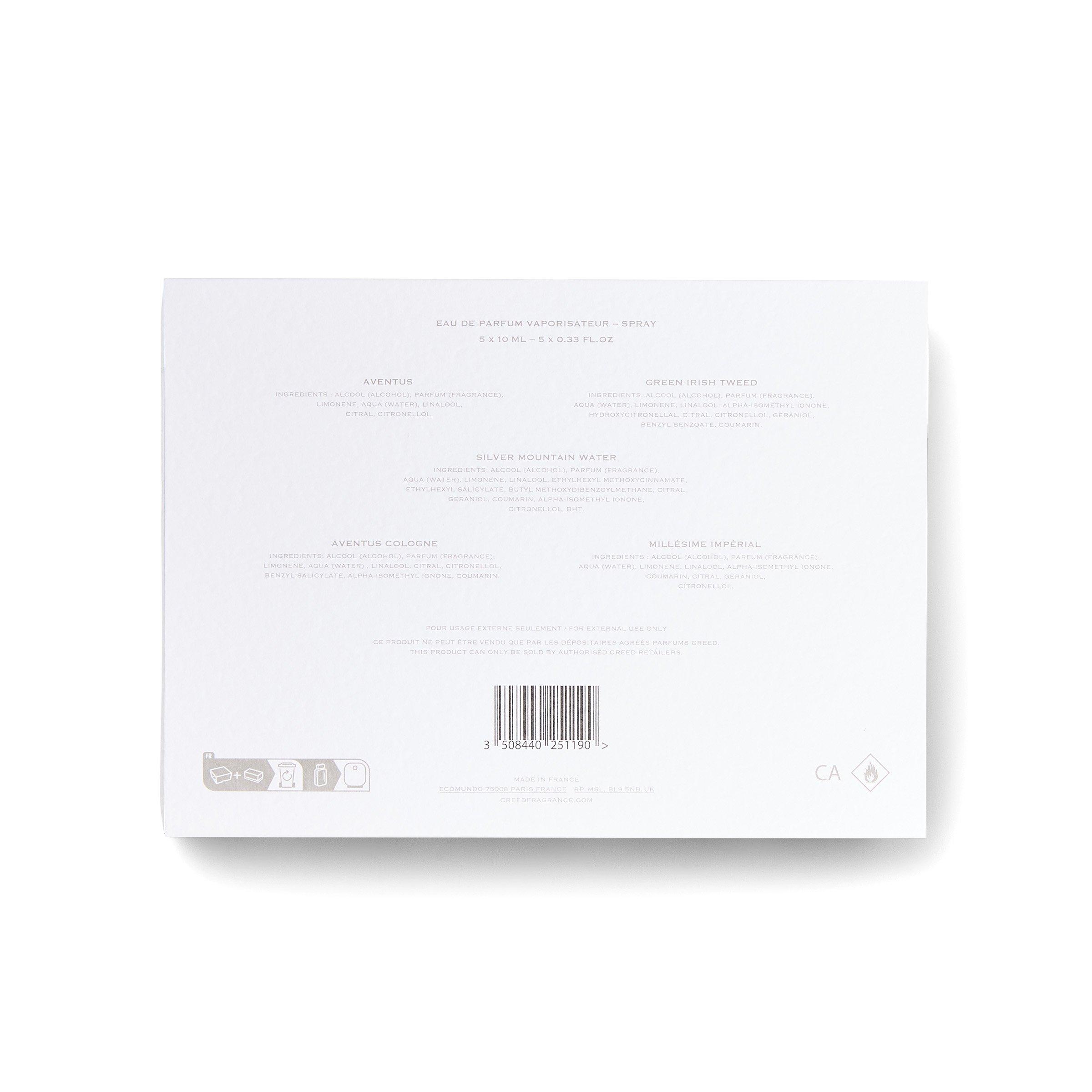 Clear - Creed - Mens 5-Piece Fragrance Gift Set - 4