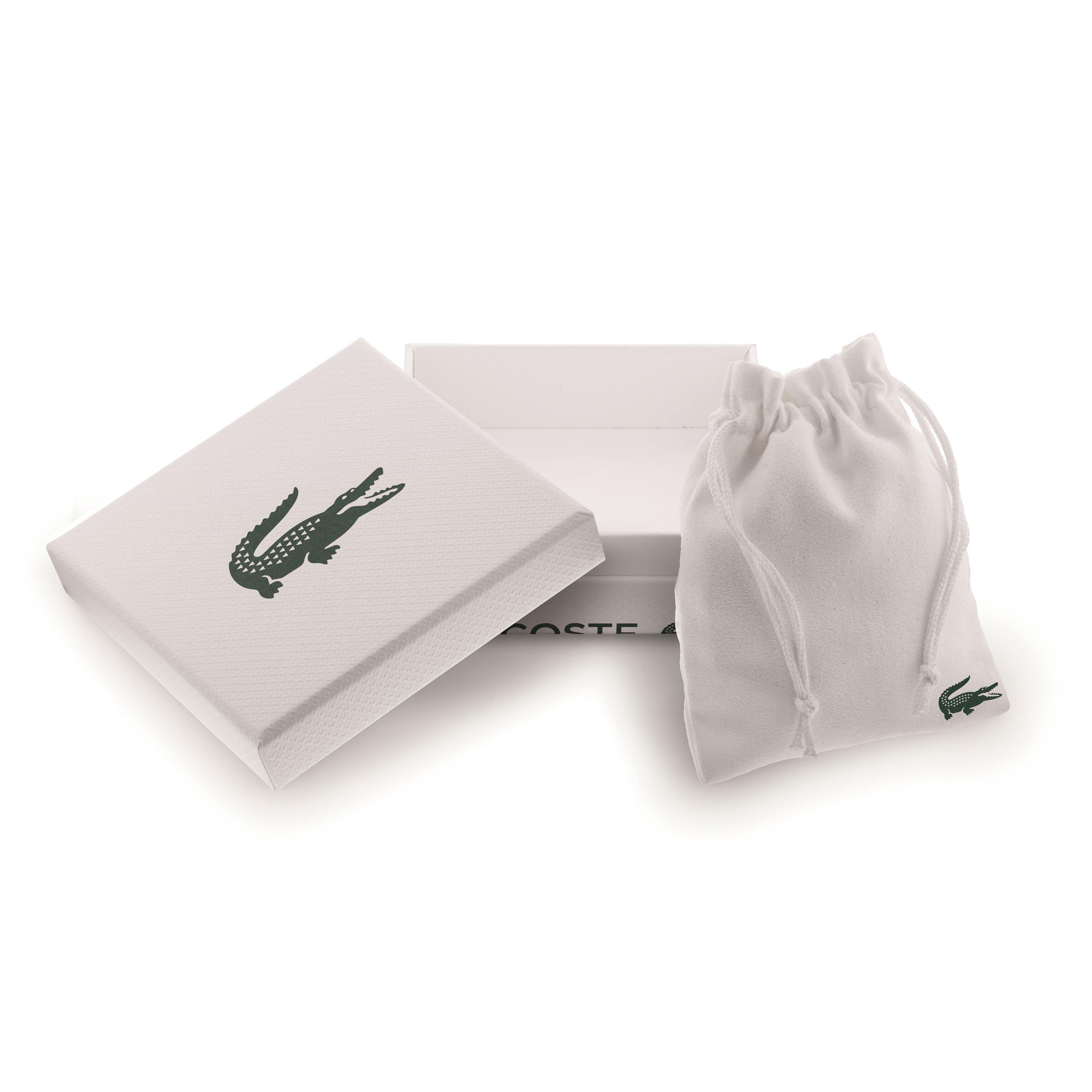 Silver - Lacoste - Mens Spelt Stainless Steel Bracelet - 4