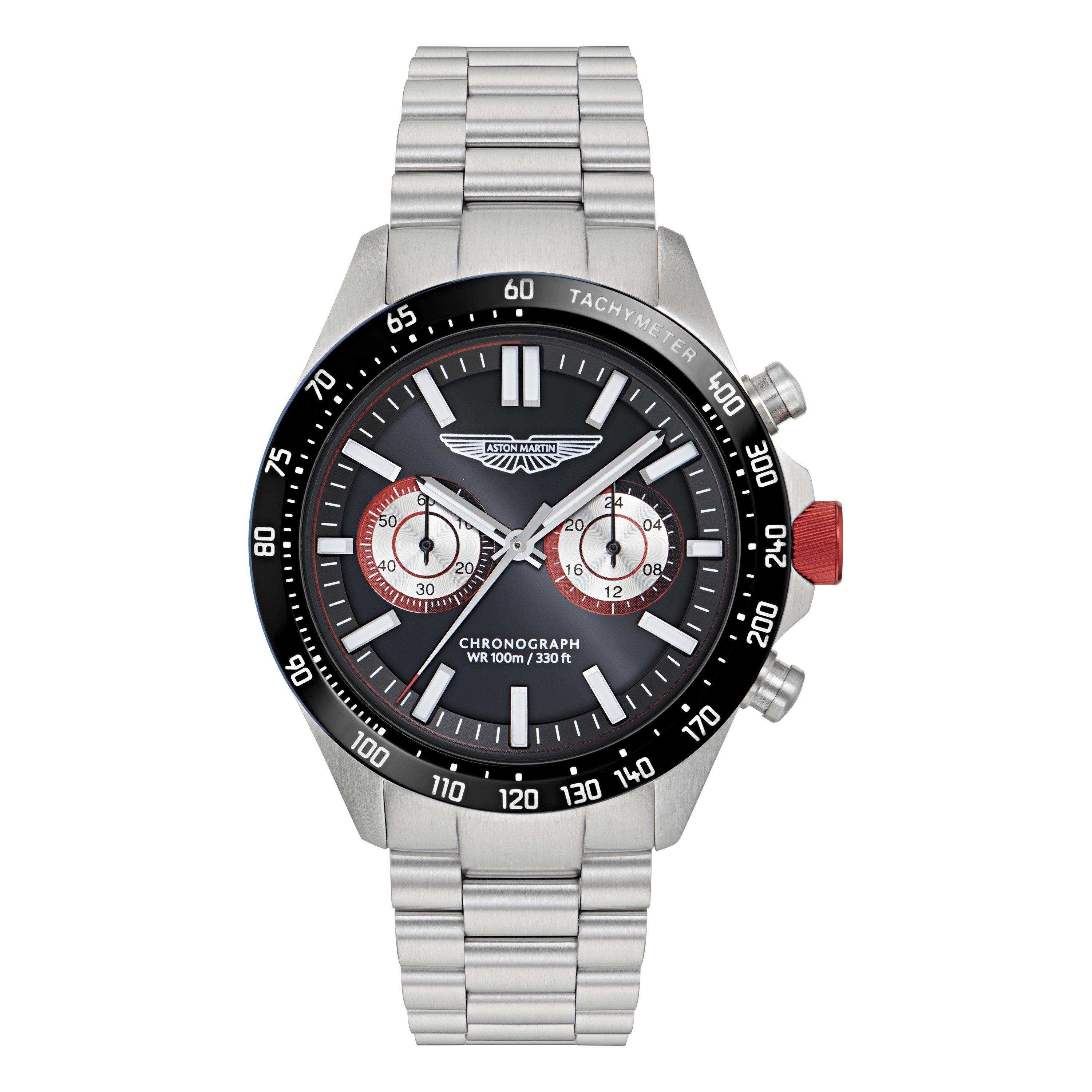 Black/Silver - Aston Martin - Men's Icon Analogue Quartz Watch - 1