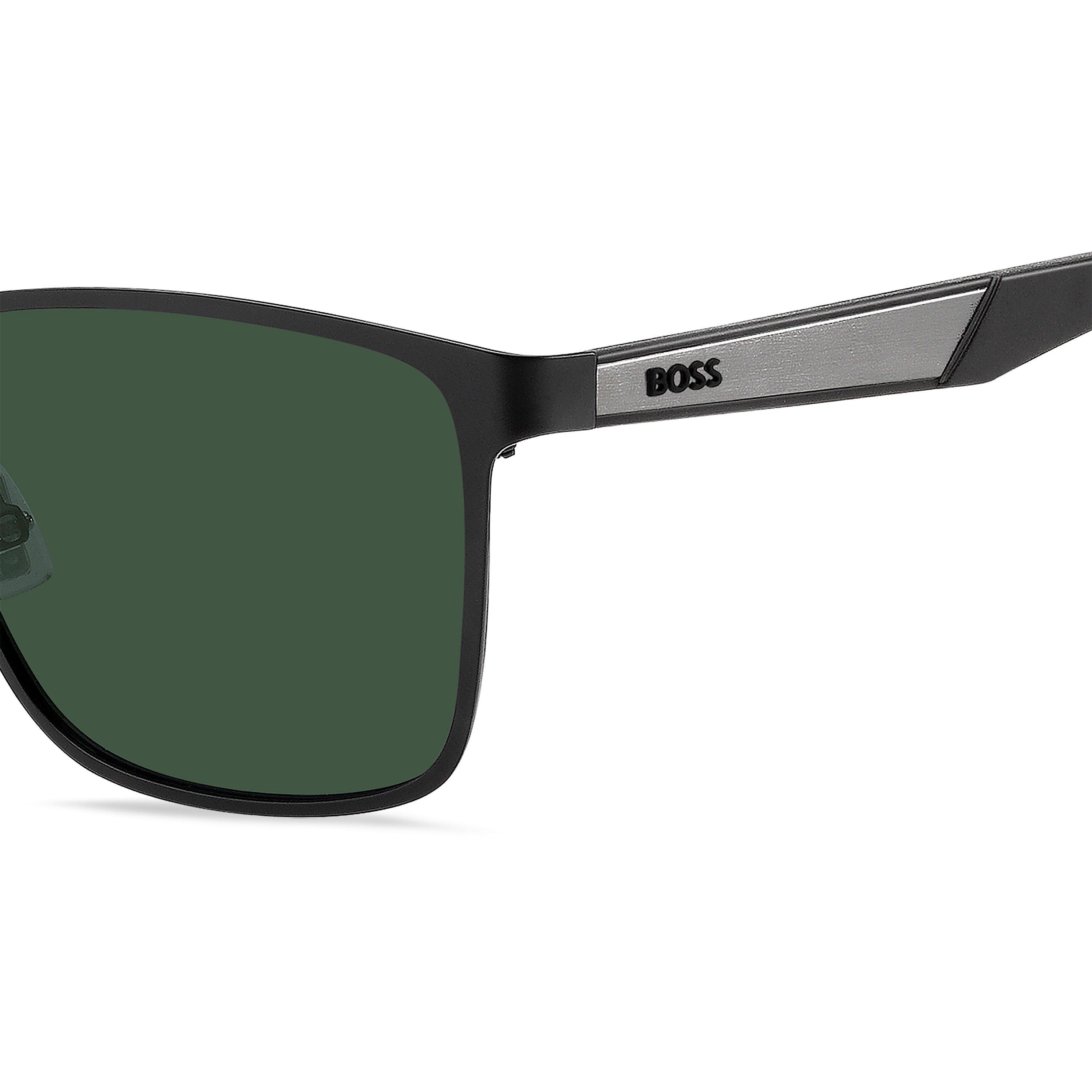 Matte Black - Boss - Men's Square Sunglasses - 3