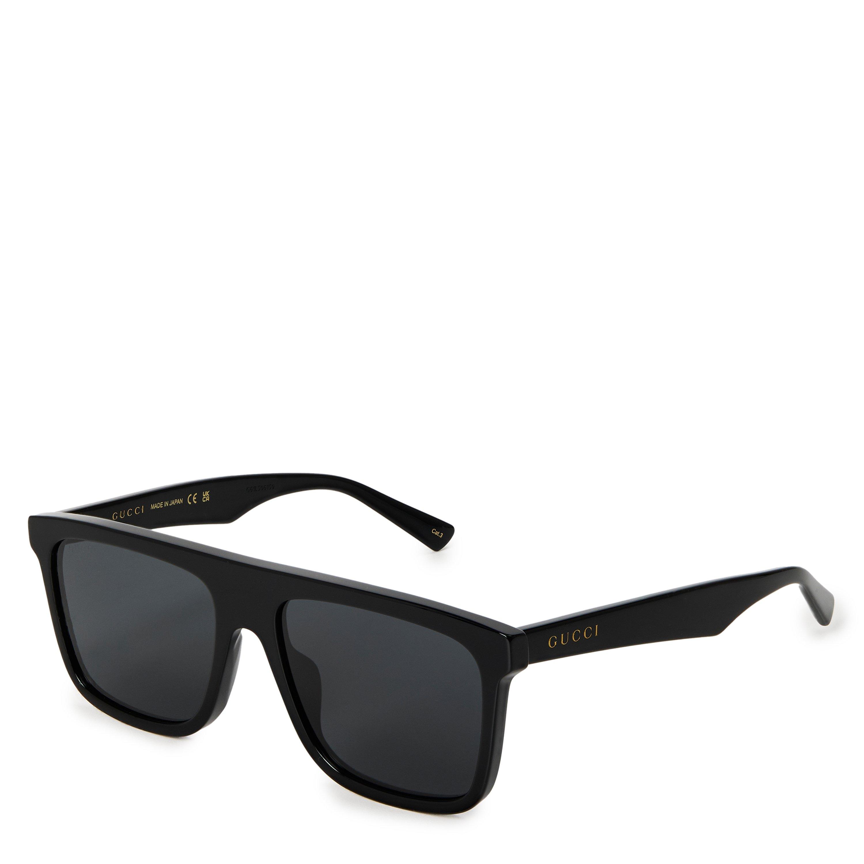 Grey/Black - Saint Laurent - Men's GG2182S Aviator Sunglasses - 1