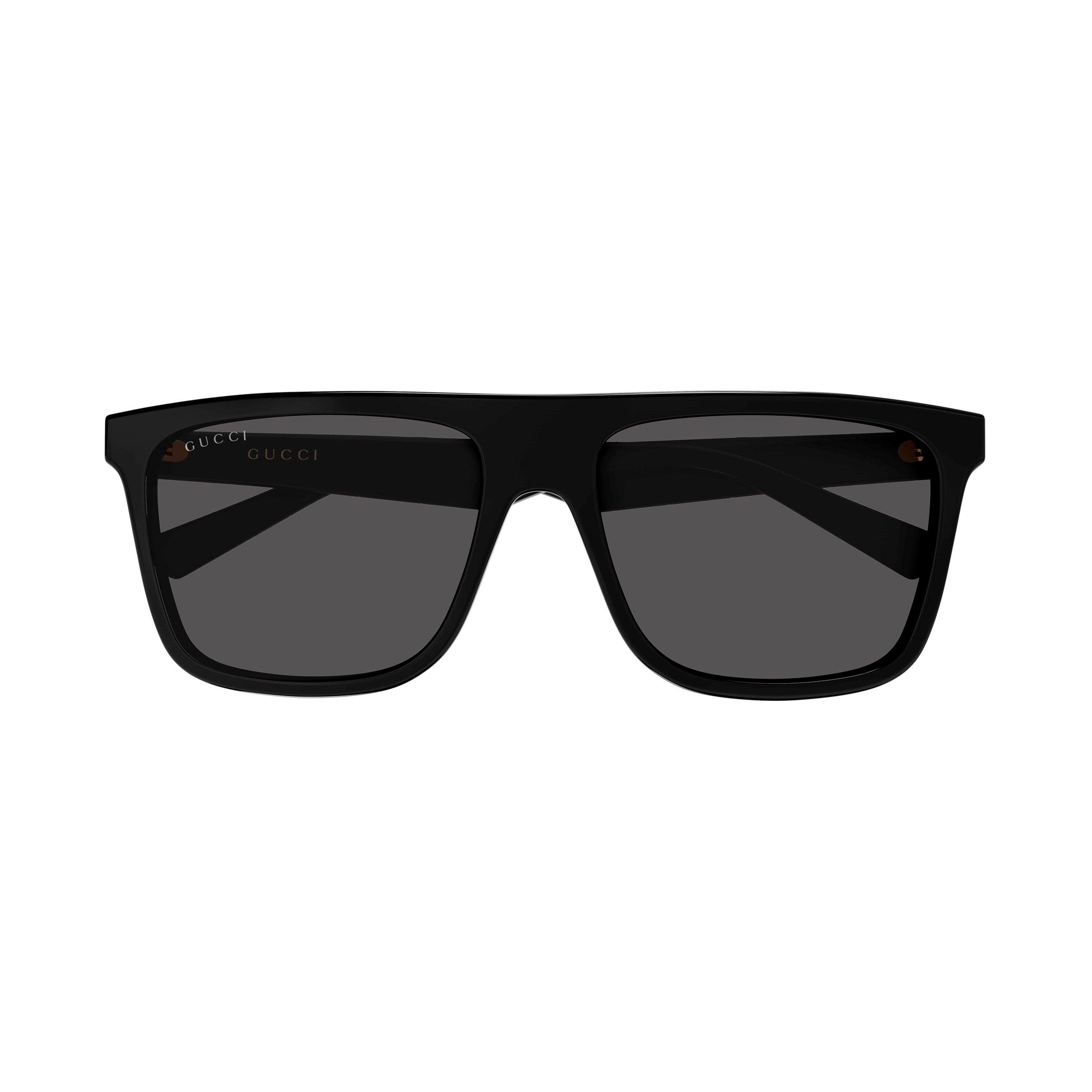 Grey/Black - Gucci - Men's GG2182S Aviator Sunglasses - 3