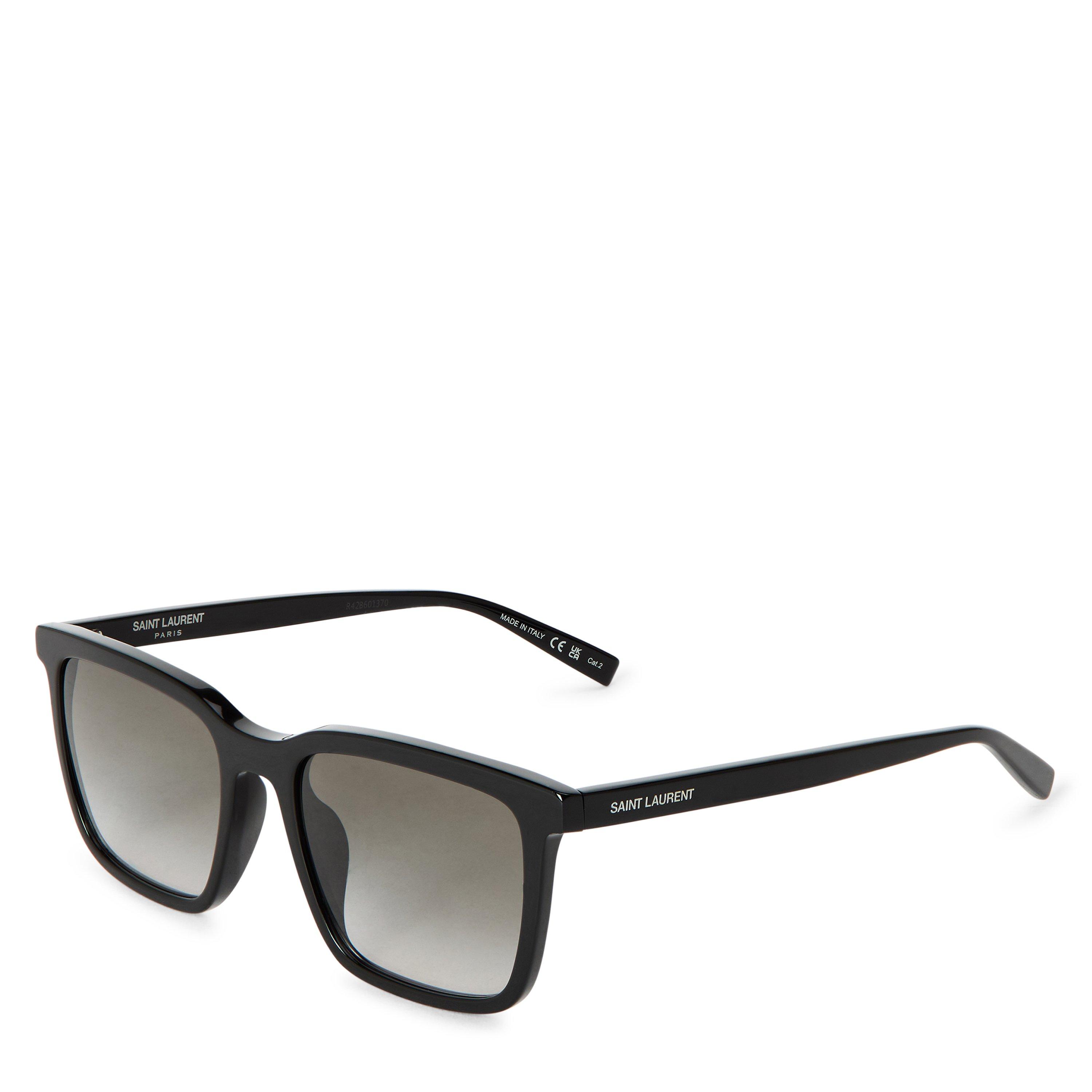 Saint Laurent Saint Laurent SL 500 Mens Square Sunglasses - Grey/Black