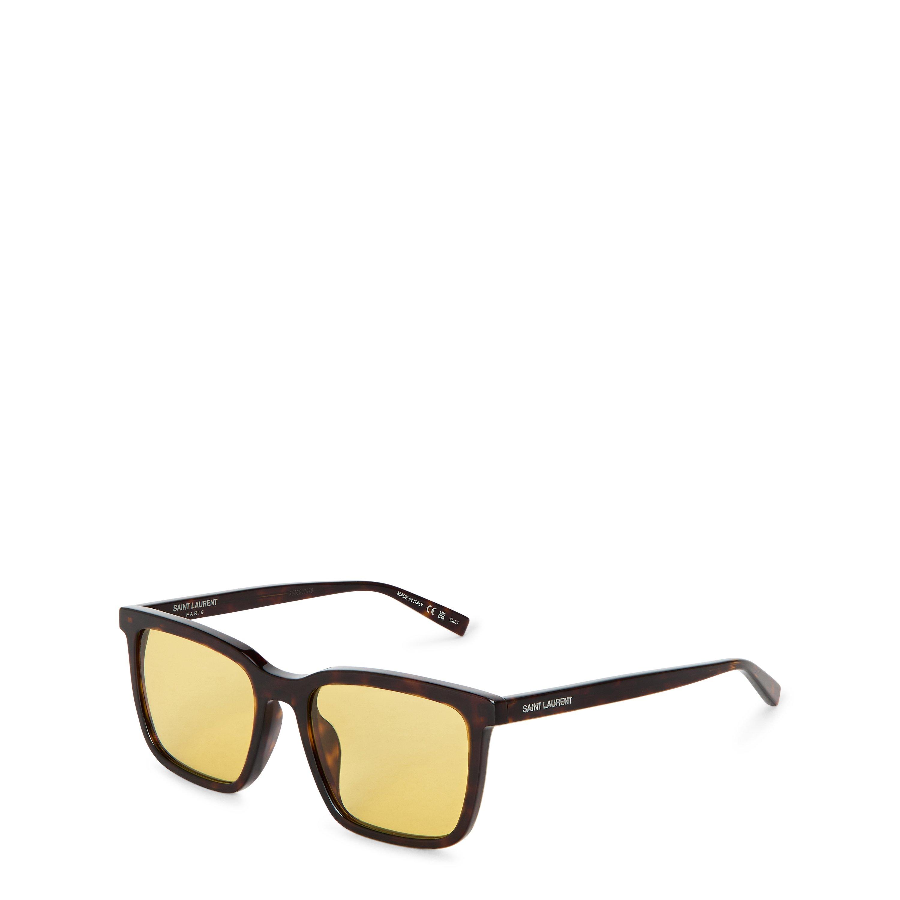 Saint Laurent Saint Laurent SL 500 Mens Square Sunglasses - Yellow/Black